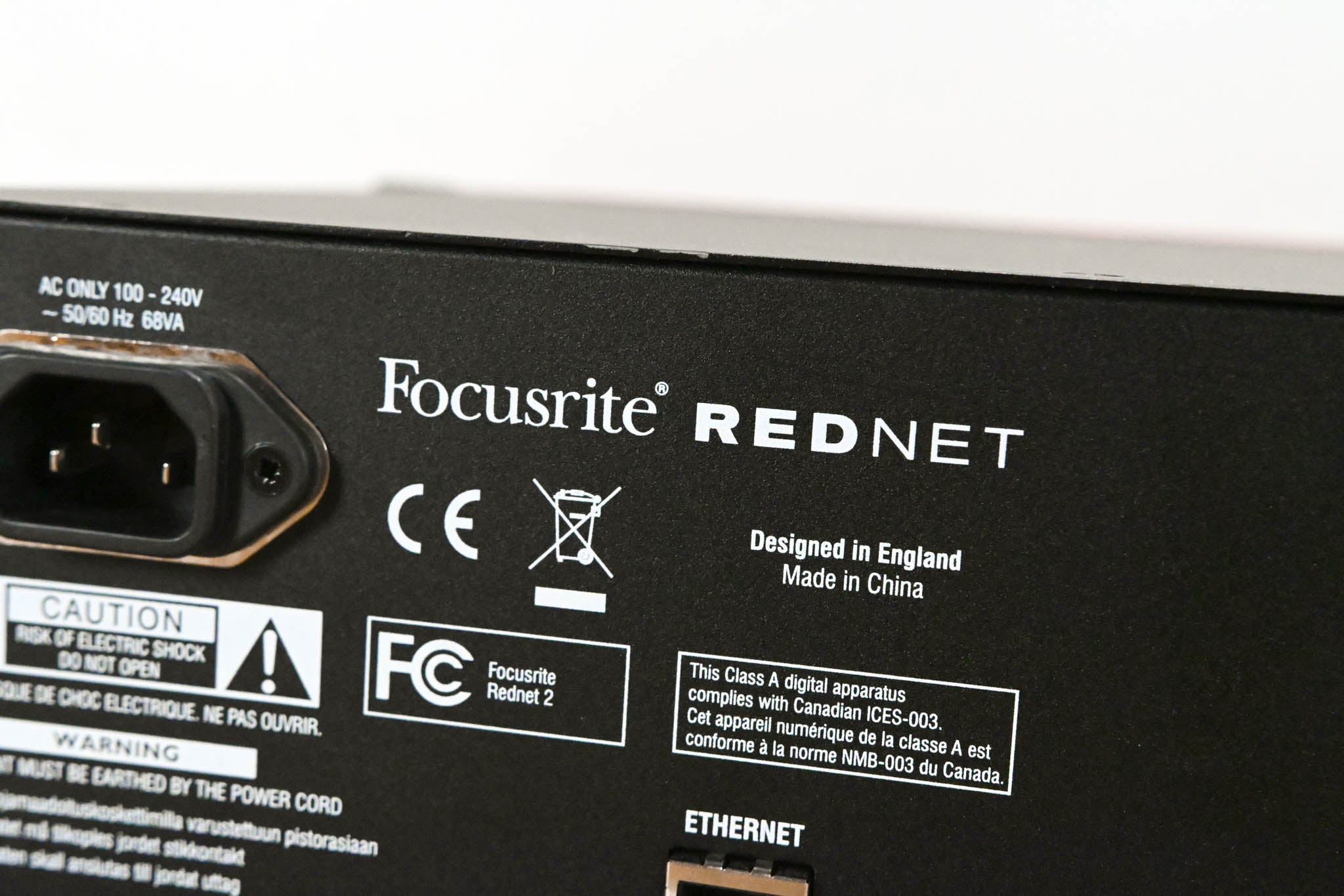 Focusrite RedNet 2 Dante Equipped 16-Channel Audio Interface