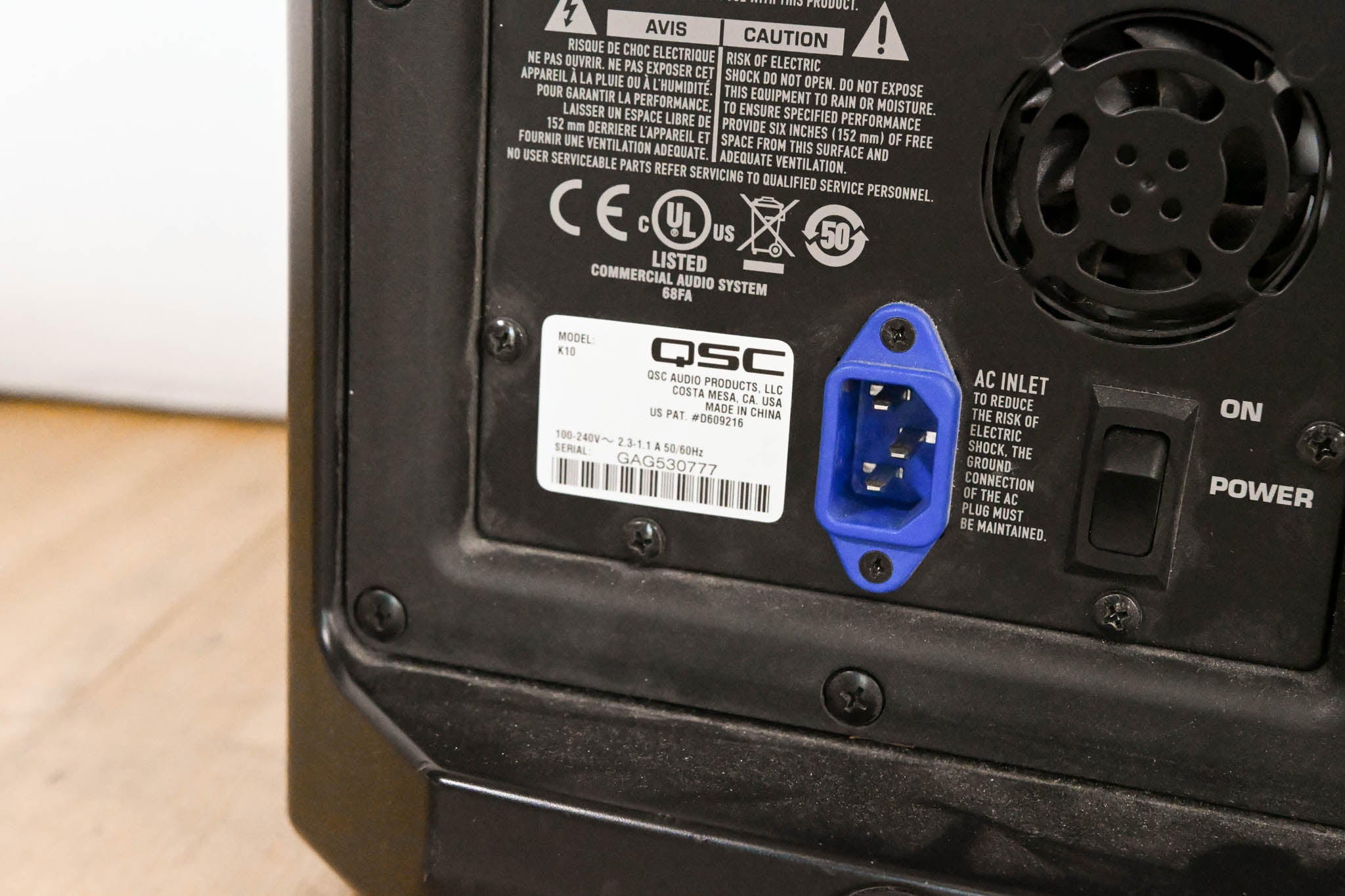 QSC K10 1000W 1x10" 2-Way Powered Speaker
