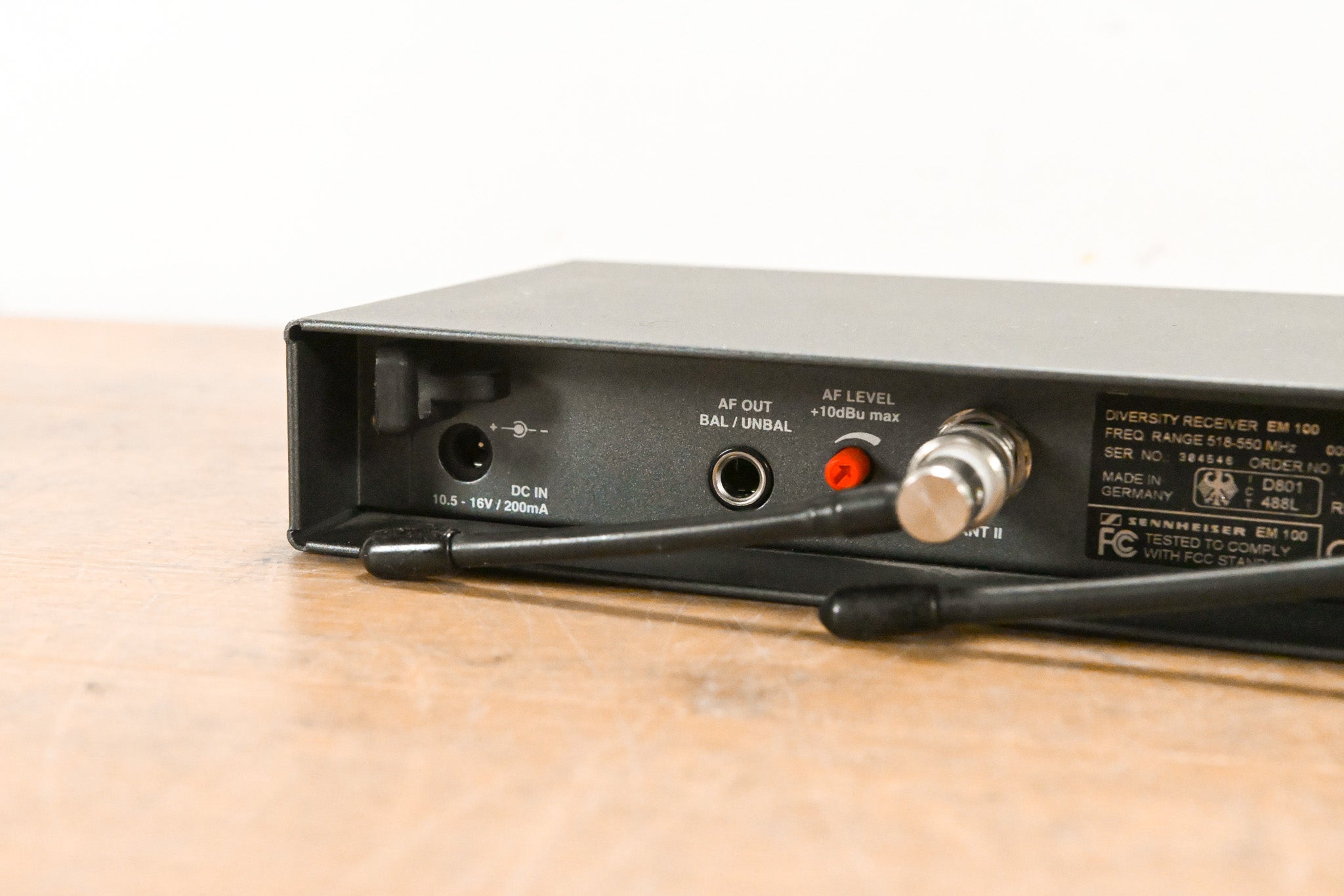 Sennheiser EM 100 Wireless Receiver - 518-550 MHz (NO POWER SUPPLY)