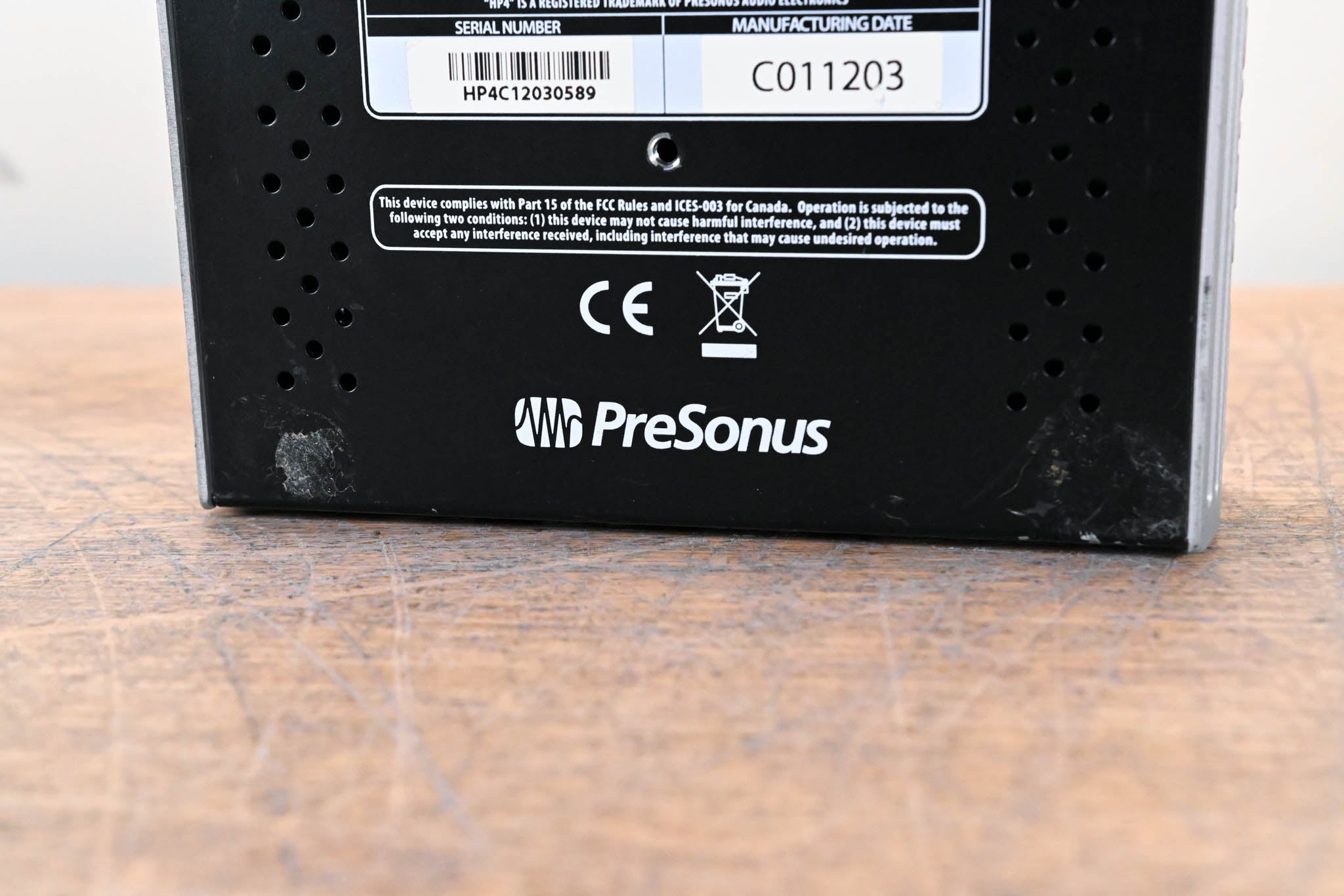 PreSonus HP4 4-Channel Headphone Amplifier (NO POWER SUPPLY)