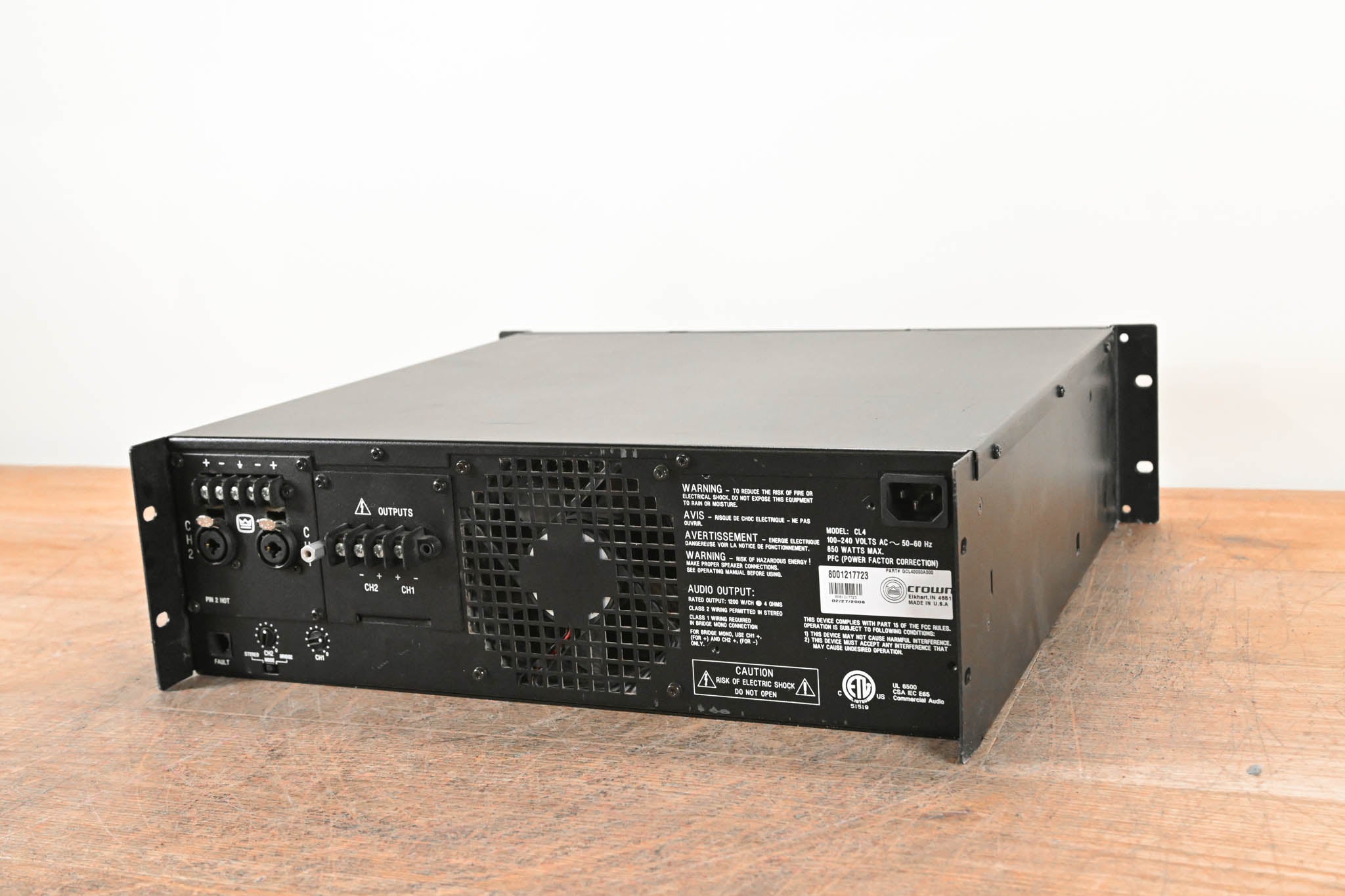 Crown CL4 2-Channel Power Amplifier