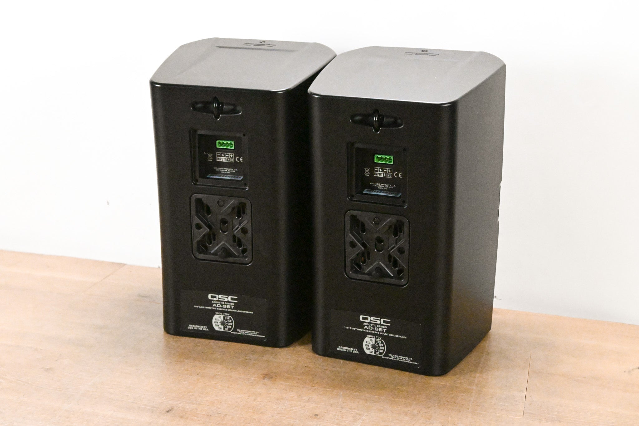 QSC AD-S6T AcousticDesign Series 6.5" 2-Way 150W Loudspeaker (PAIR)