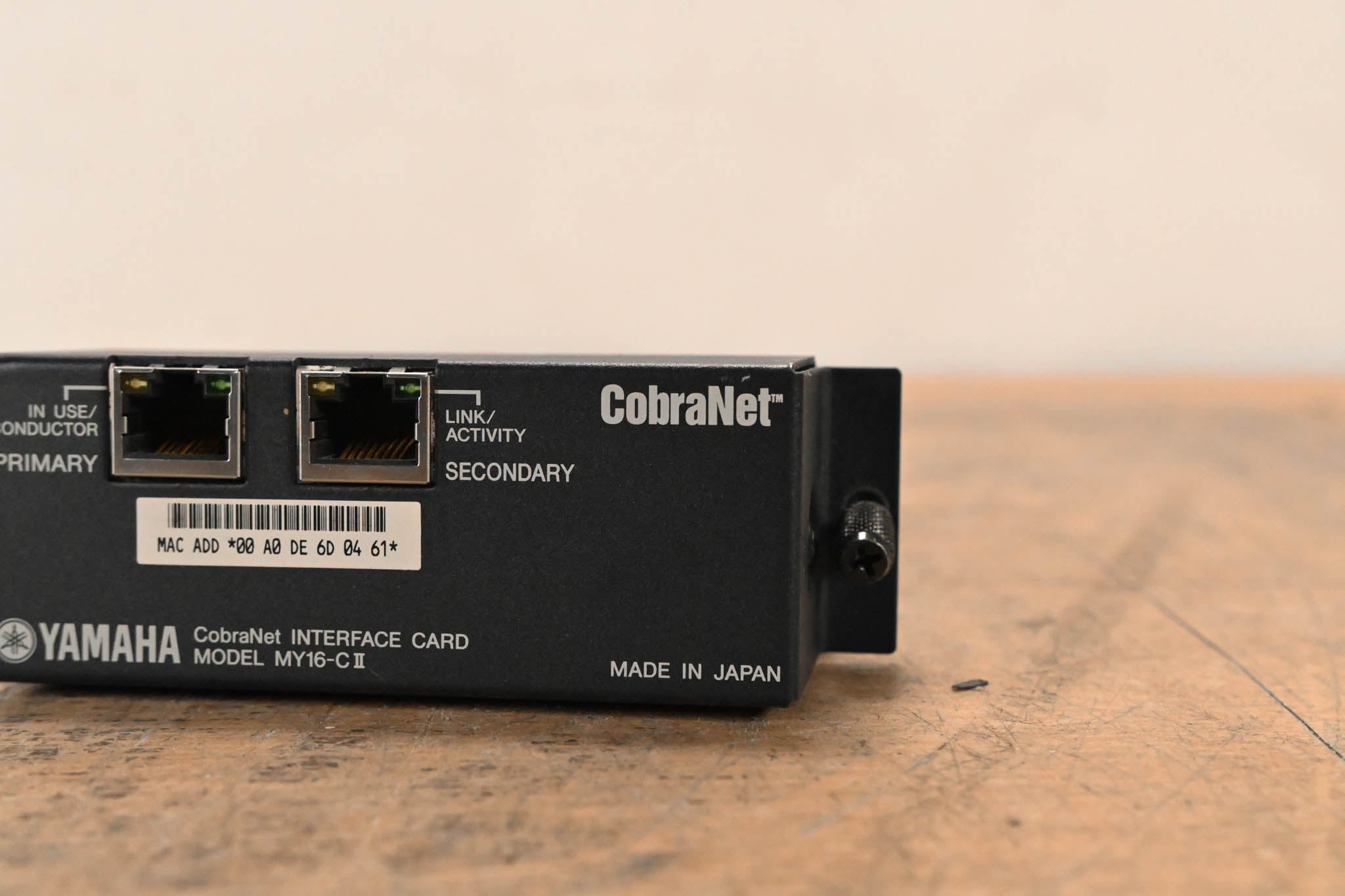 Yamaha MY16-CII CobraNet Network I/O Card
