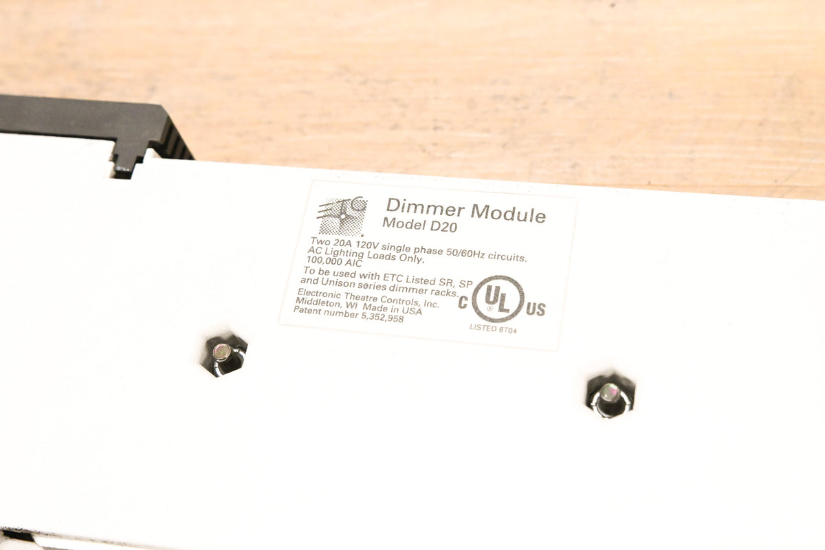 ETC D20 Dual 20A Dimmer Module (Pack of 4)