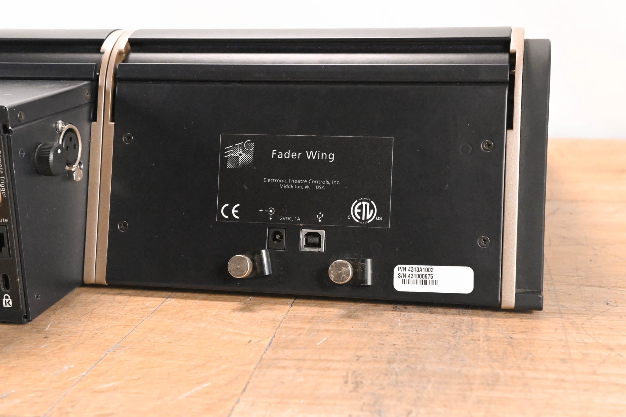 ETC ION 1000 Lighting Console with ETC 2x10 Universal Fader Wing