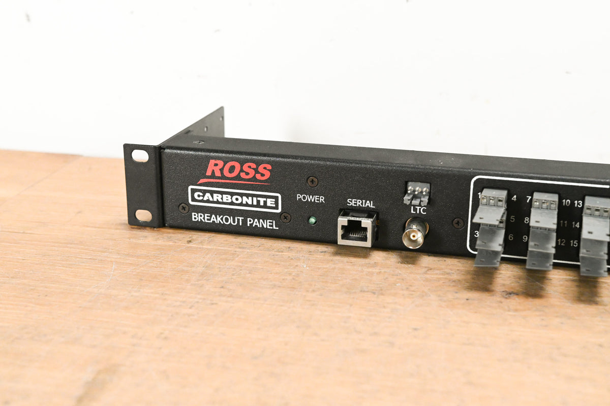 Ross Carbonite Breakout Panel (NO POWER SUPPLY)