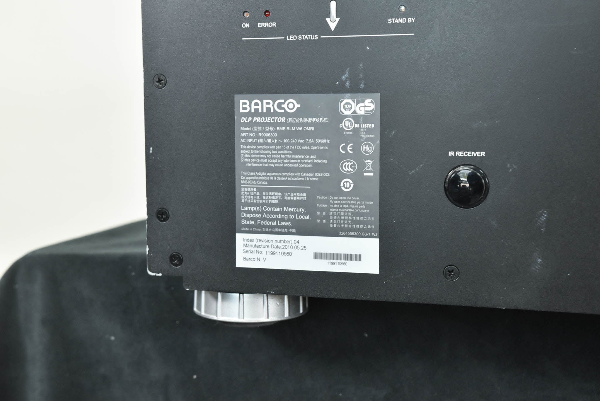 Barco RLM-W6 6,000-Lumen WUXGA Large Venue DLP Projector