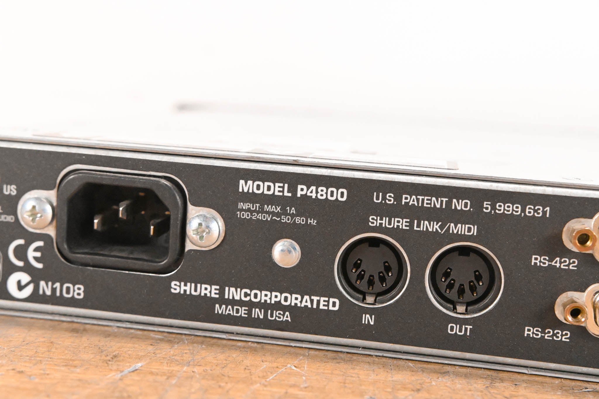 Shure P4800 4x8 Digital Signal Processor CG01TXB