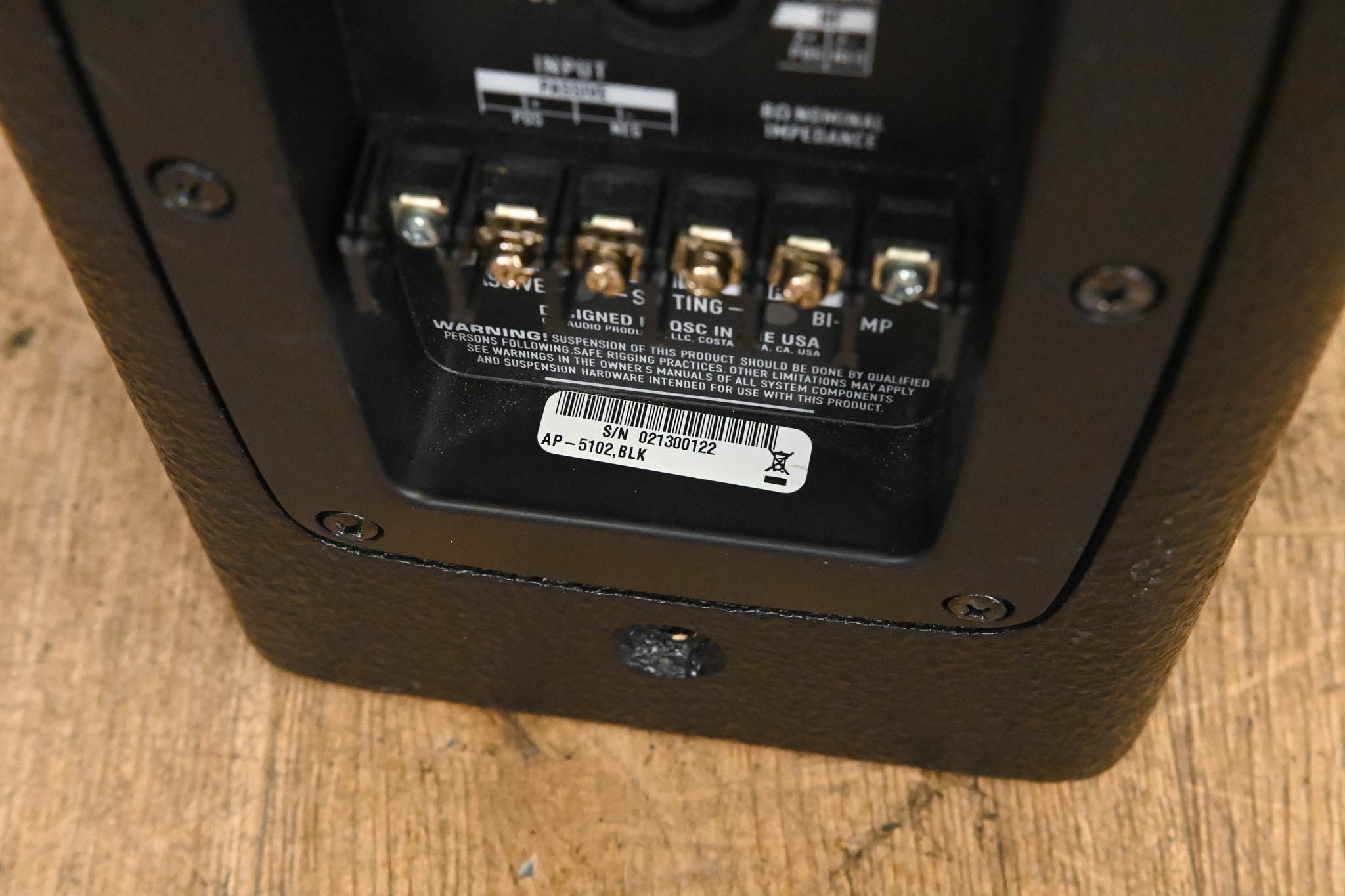 QSC AP-5102 2-Way Acoustic Performance Loudspeaker - Black