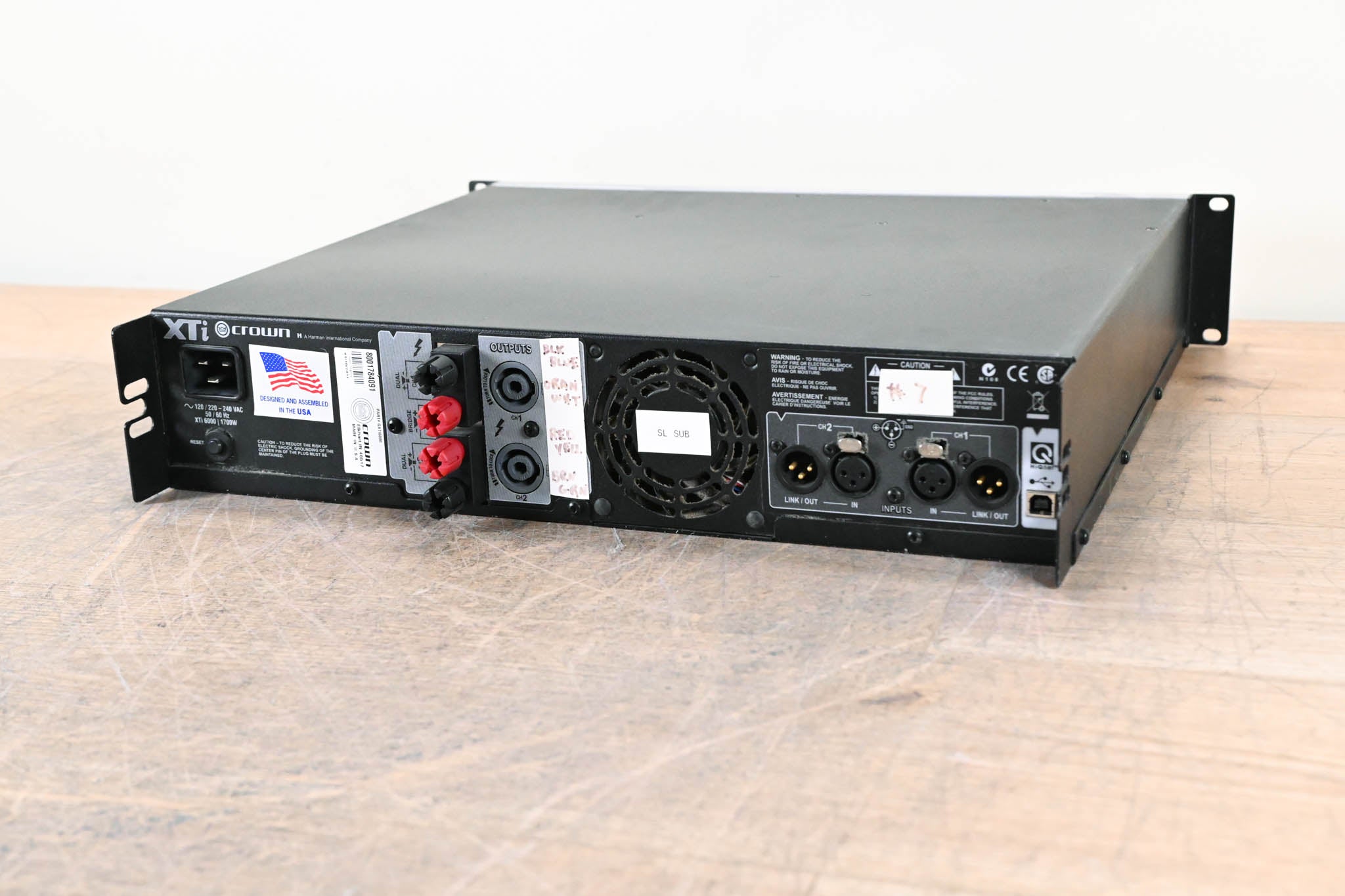 Crown XTi 6000 Stereo Power Amplifier with DSP