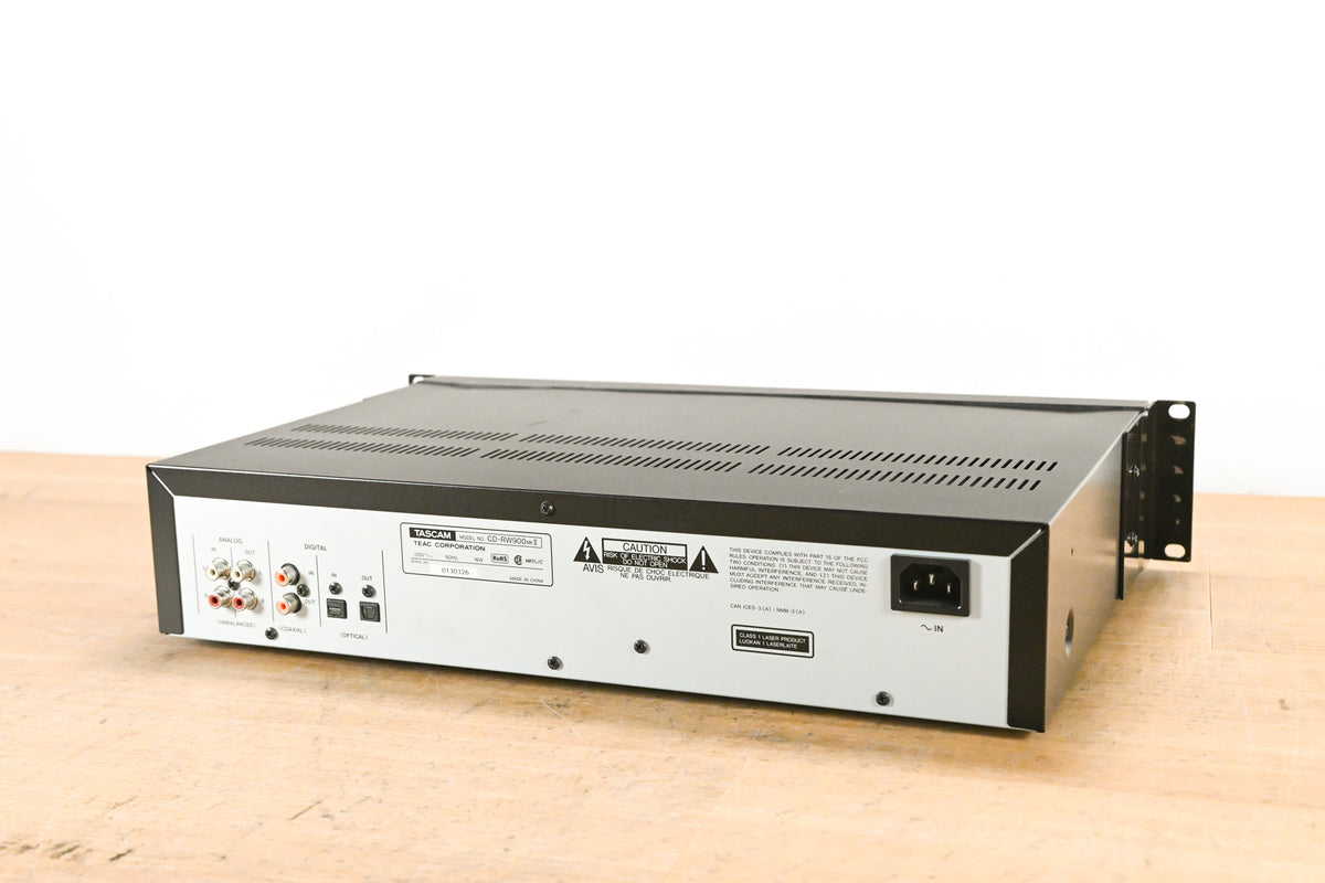 TASCAM CD-RW900 MKII Professional Rack-Mountable CD Recorder/Player