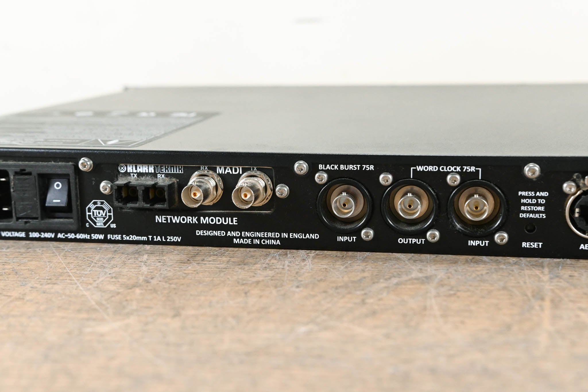 Klark Teknik DN9650 Digital Audio Network Bridge with MADI Card