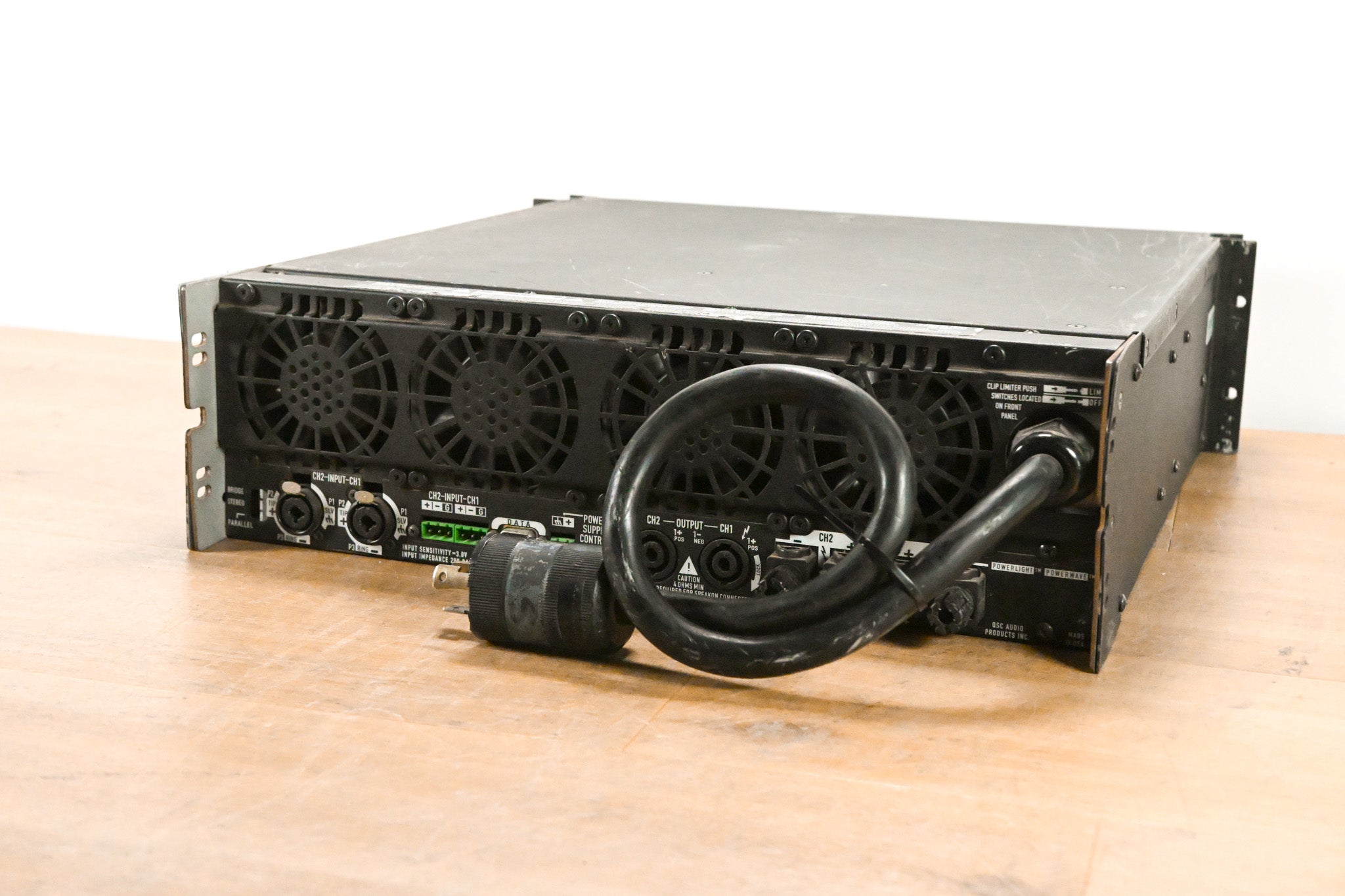 QSC PowerLight 9.0 PFC Power Factor Corrected 2-Channel Power Amplifier