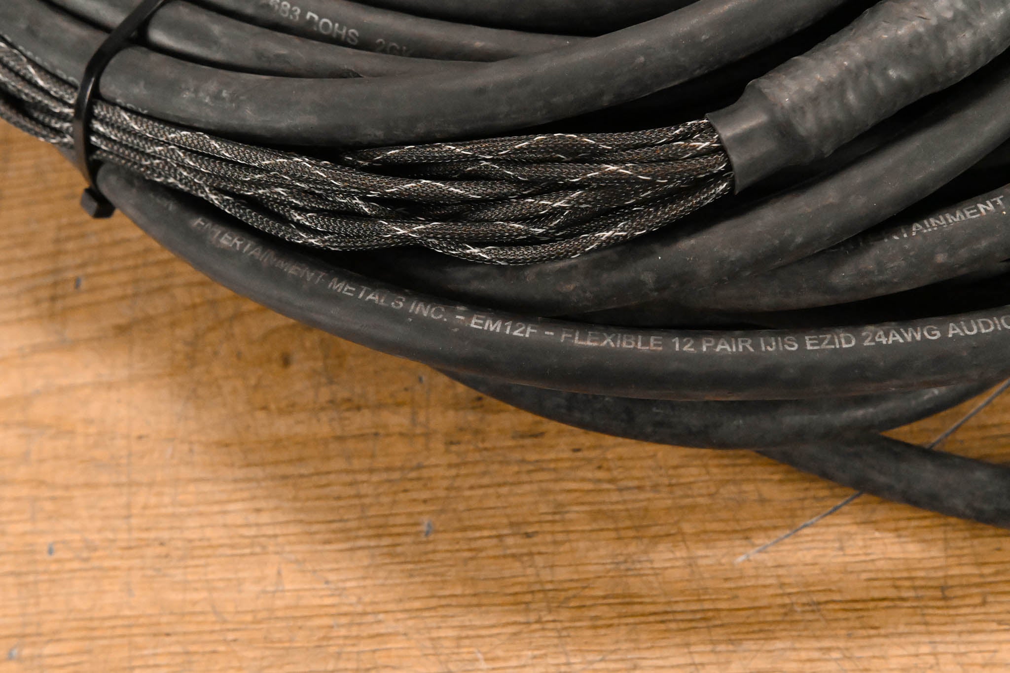 Unbranded DT-12 Female 37-Pin Connector to (12x)XLRM Cable - 75ft