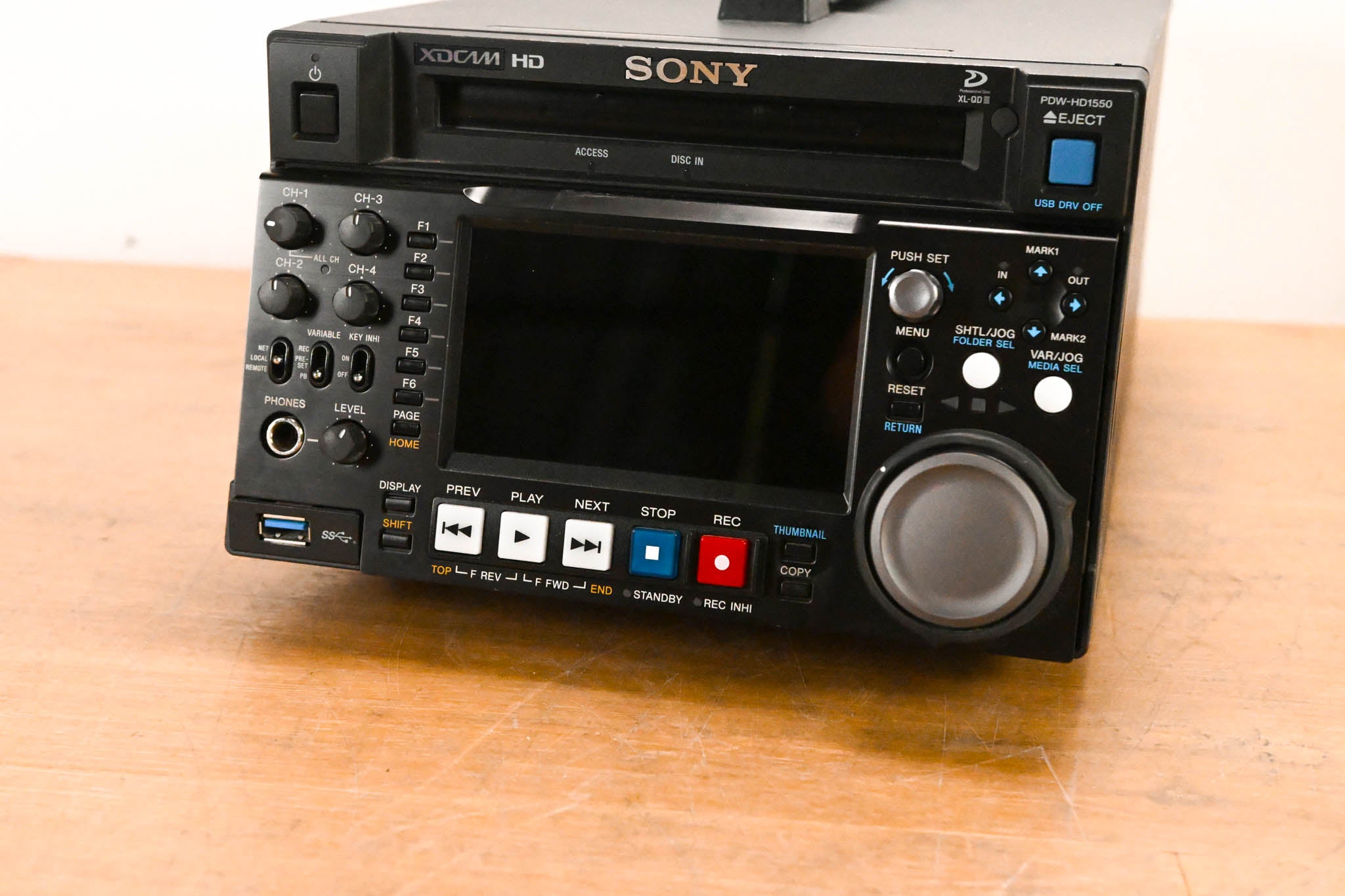 Sony PDW-HD1550 XDCAM HD422 Professional Disk Recorder/Player