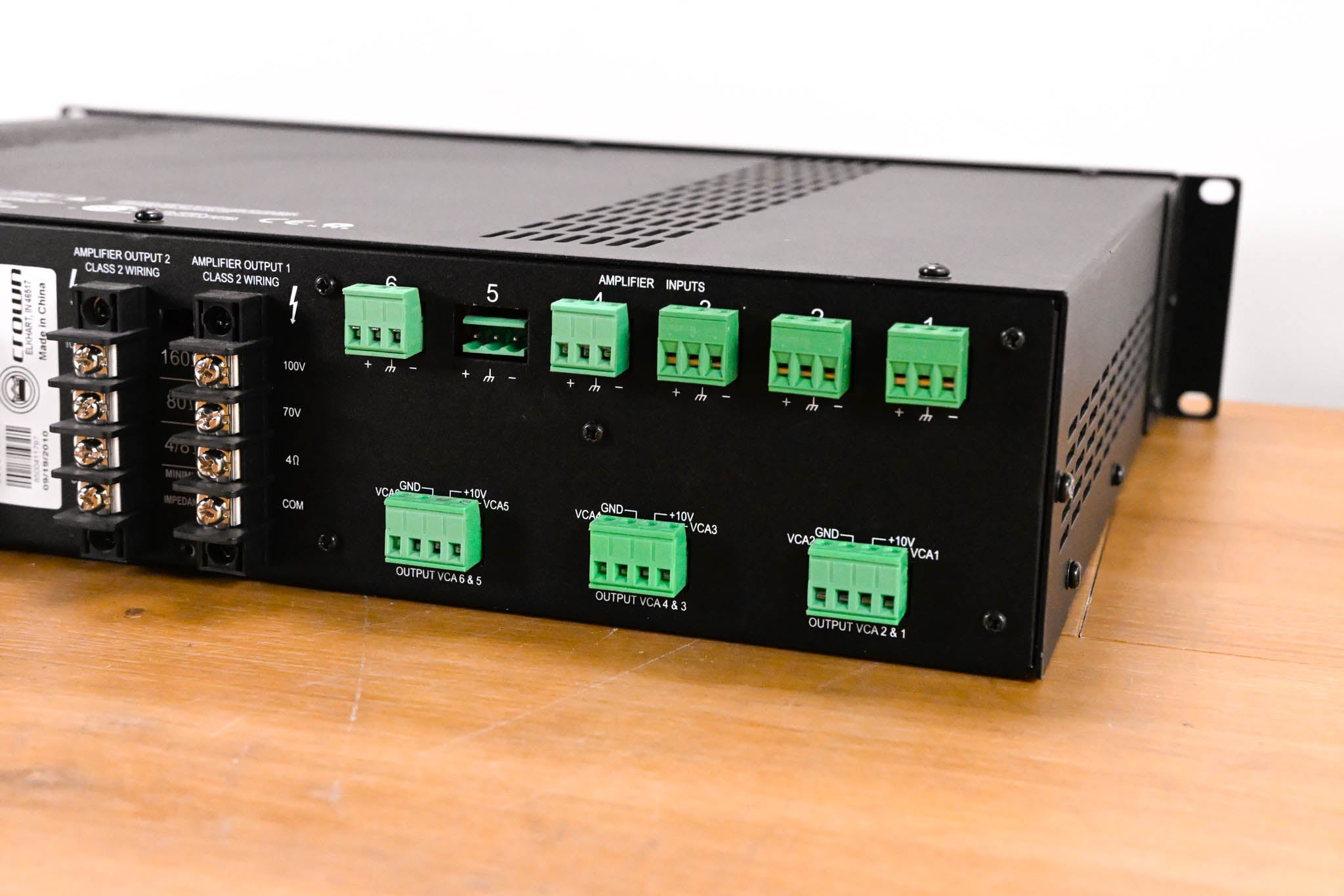 Crown 660a 6-Channel Commercial Power Amplifier (70V/100V)