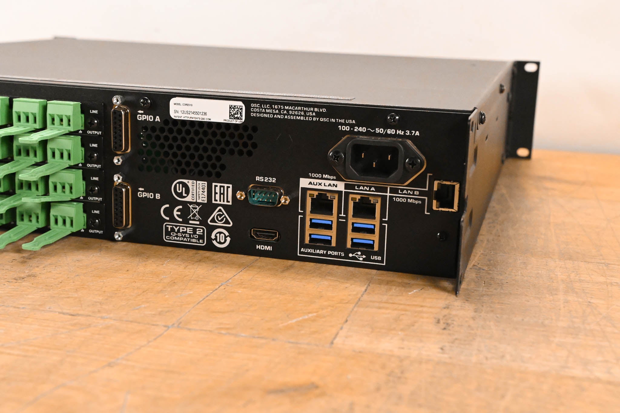 QSC Q-SYS CORE 510i Integrated Core Processor