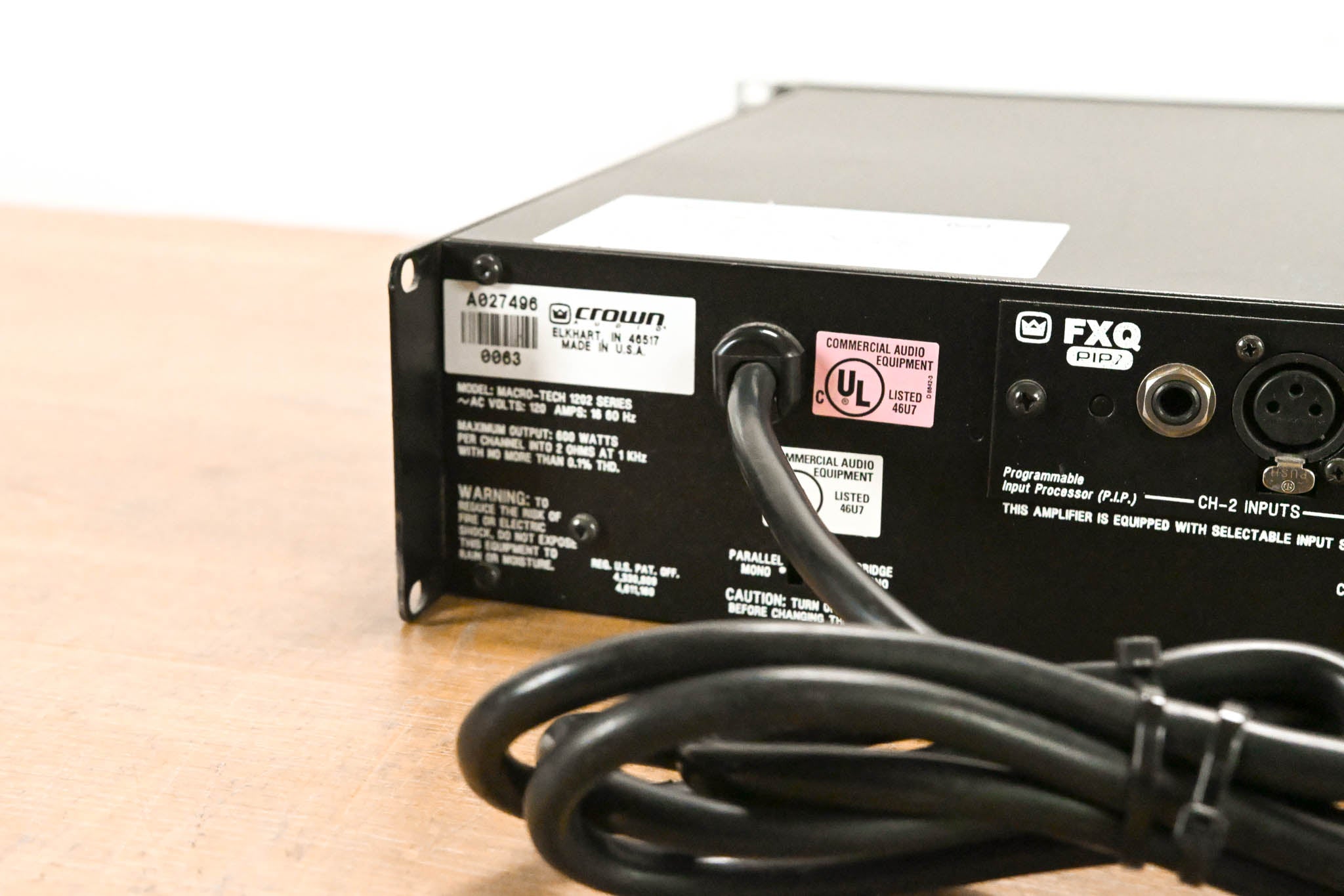 Crown Macro-Tech 1202 2-Channel Power Amplifier