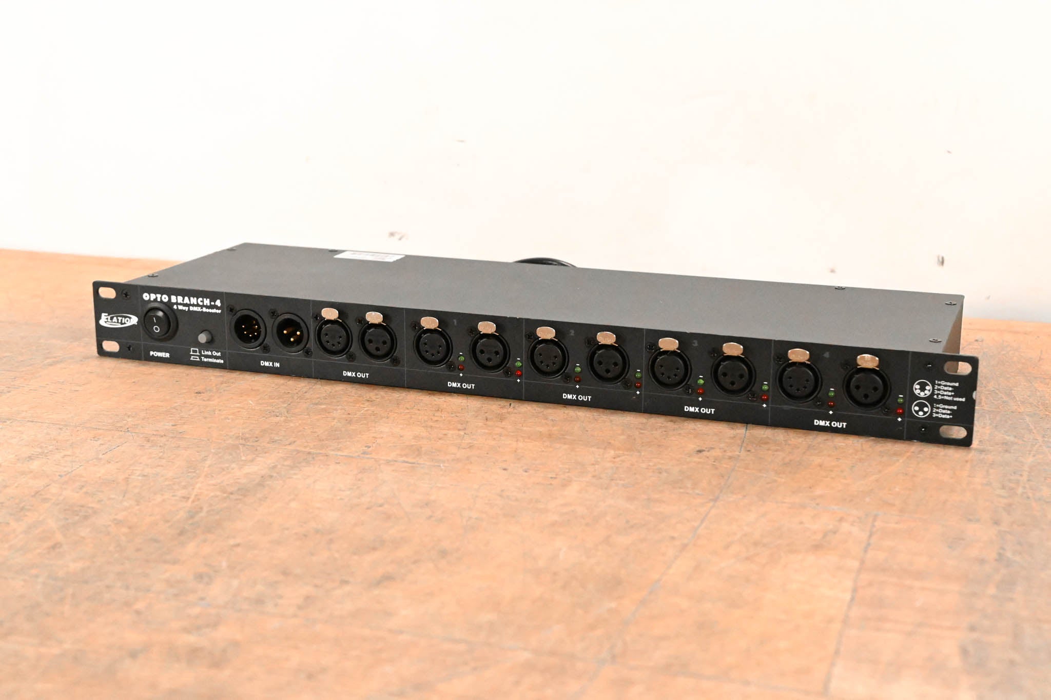 Elation Opto Branch-4 Four-Way DMX Distributor/Booster