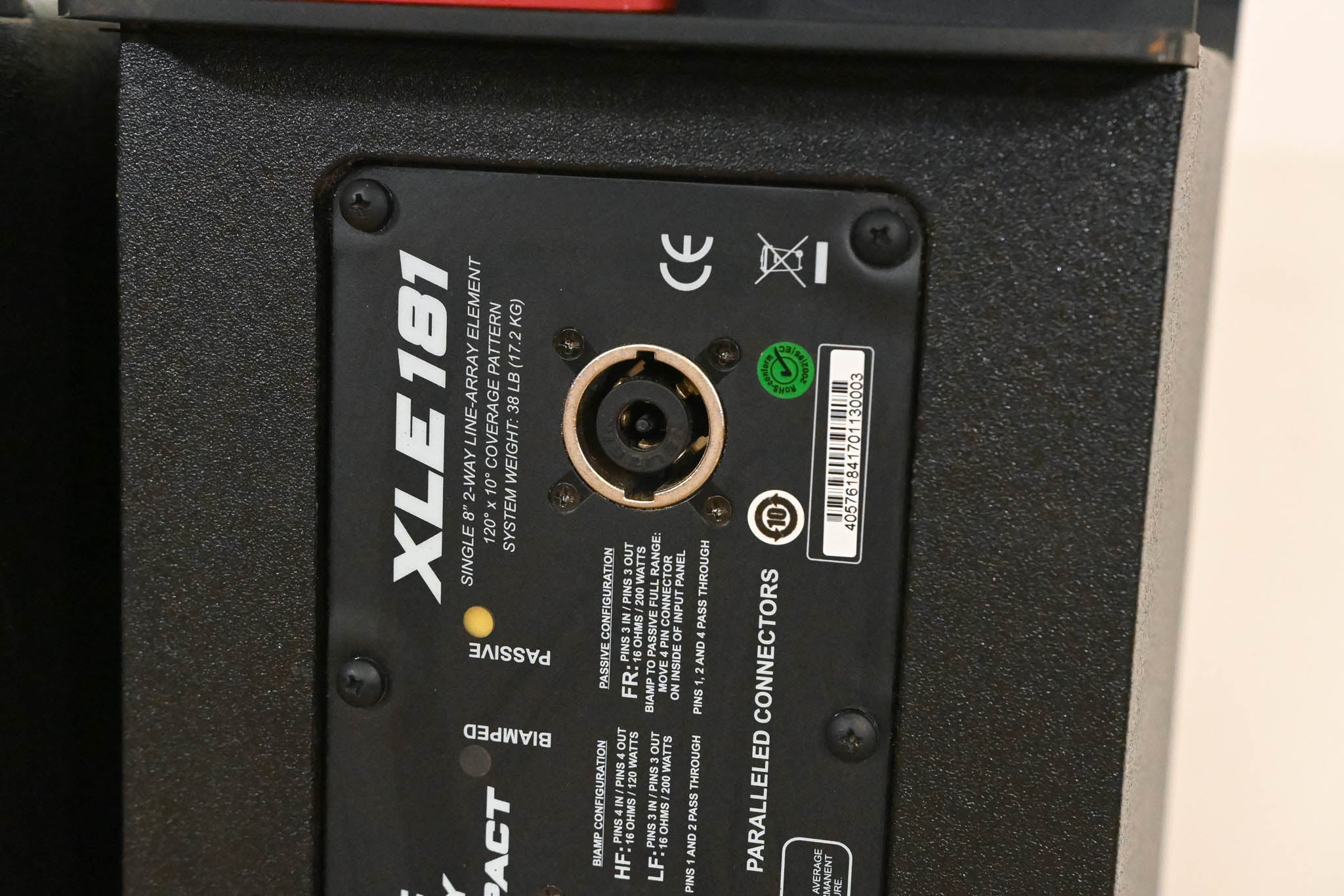 Electro-Voice (EV) XLE181 8" 2-Way Passive Line Array Speaker (PAIR)