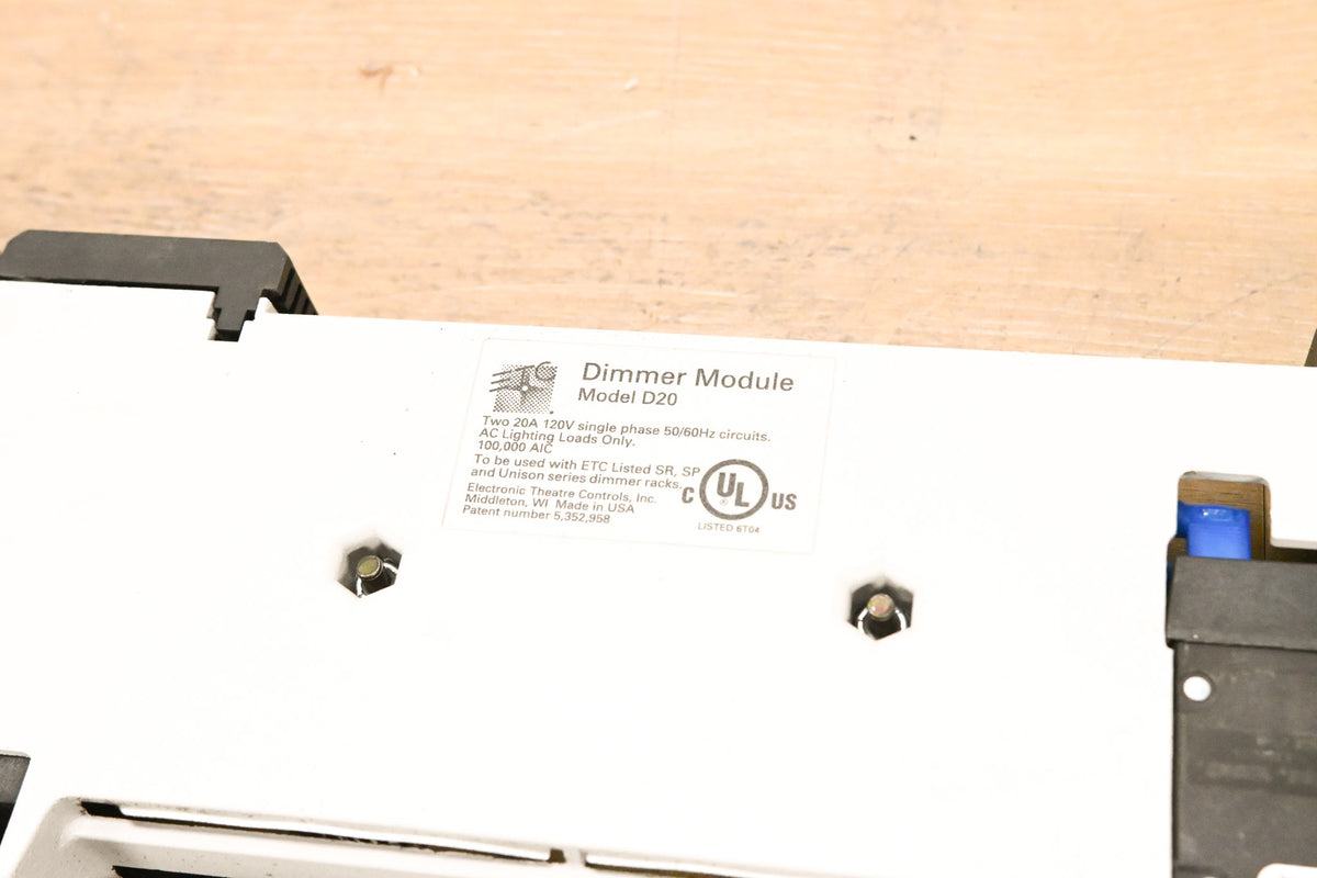 ETC D20 Dual 20A Dimmer Module (Pack of 4)