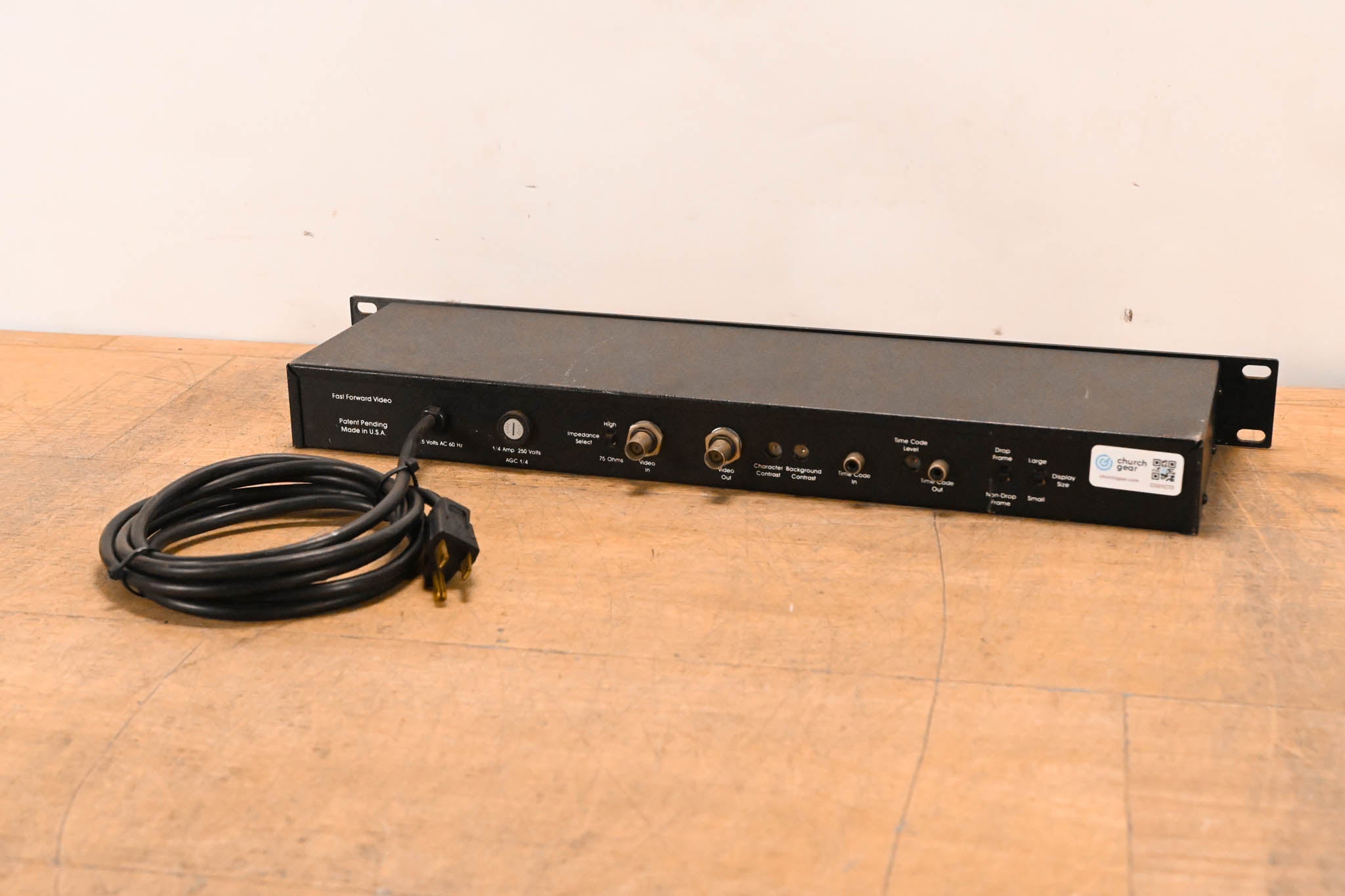 Fast Forward Video F200 Time Code Generator / Reader