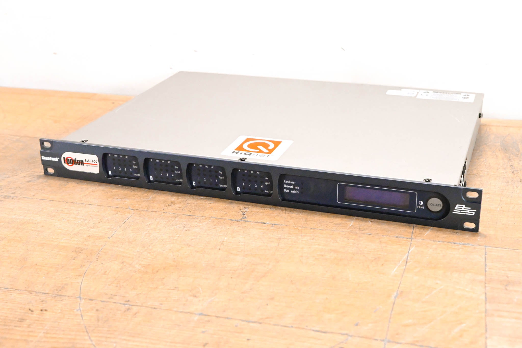 BSS London BLU-800 Signal Processor with BLU link and CobraNet