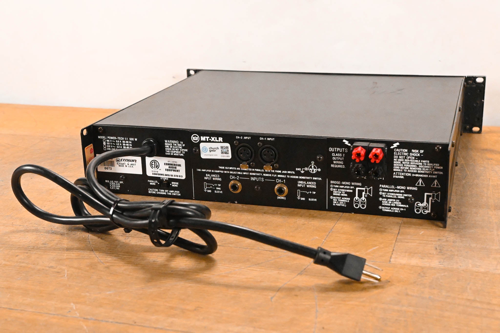 Crown Power-Tech 1.1 2-Channel Power Amp