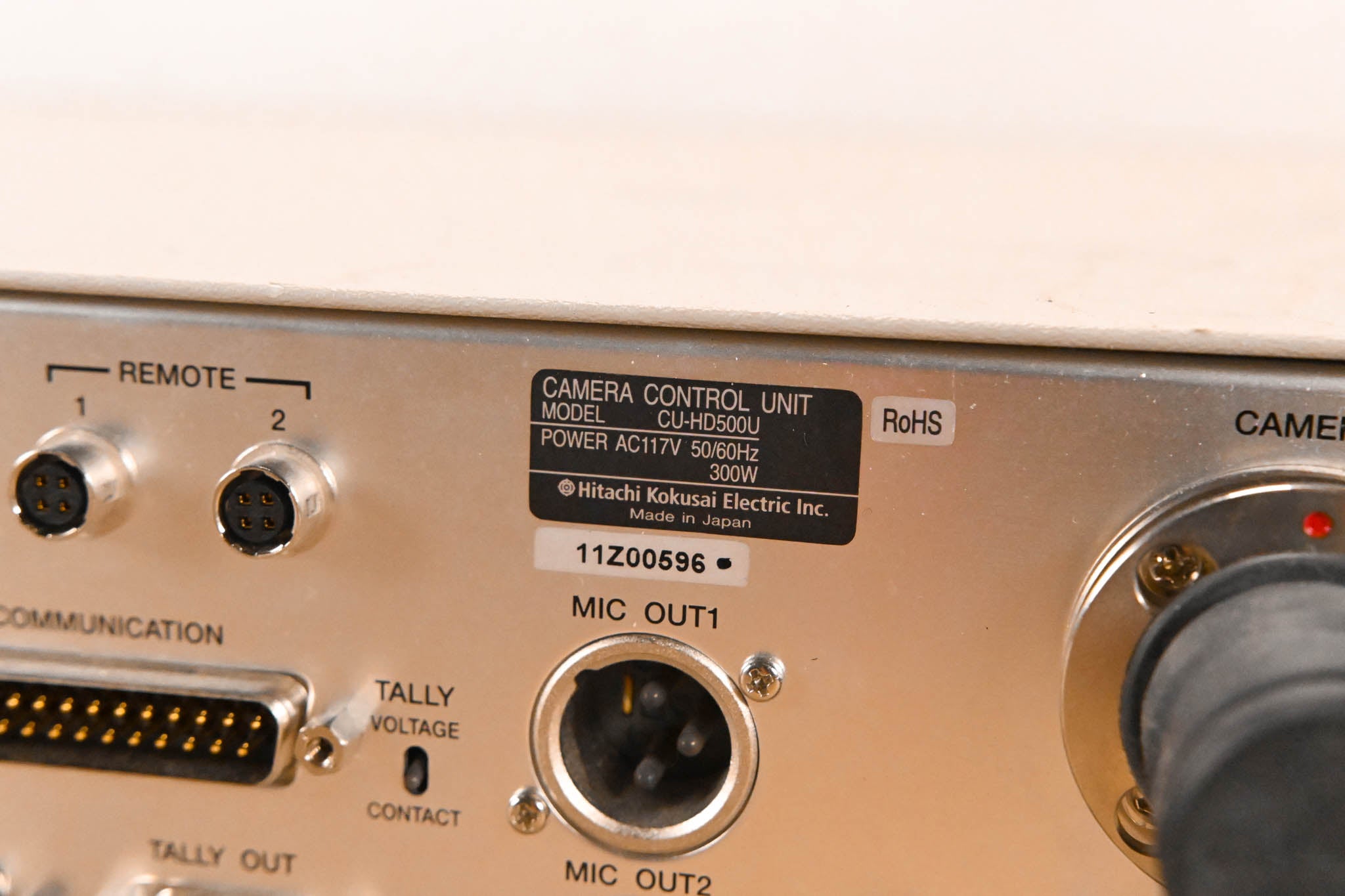 Hitachi CU-HD500 Fiber Optic Camera Control Unit