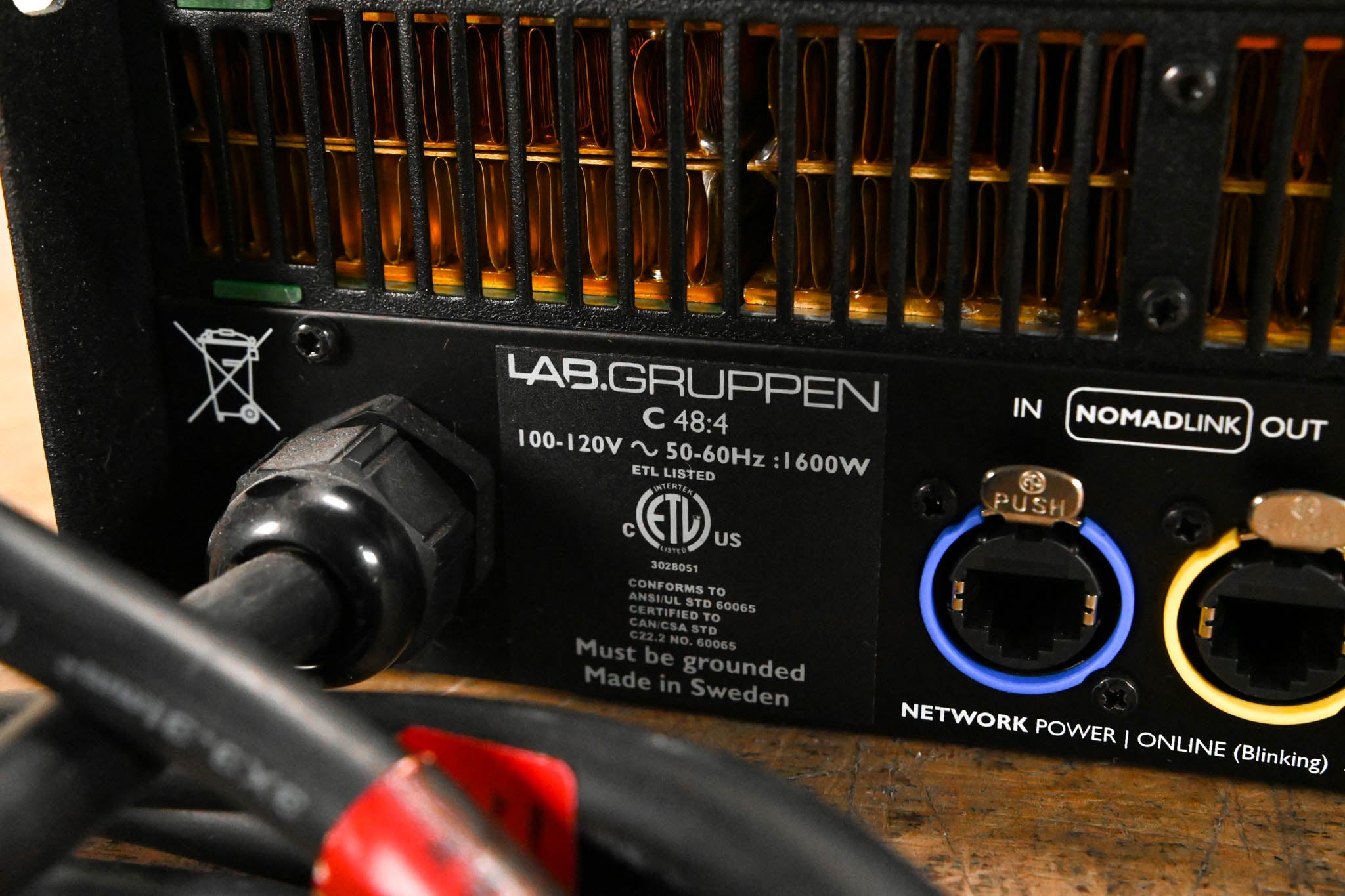 Lab Gruppen C 48:4 4800W 4-Channel Power Amplifier