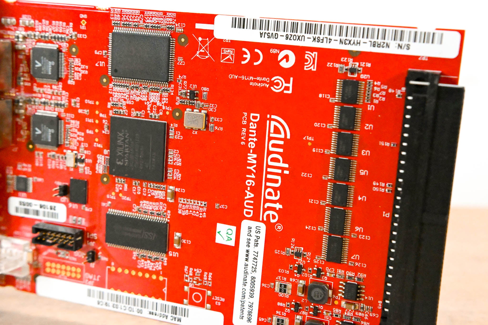 Audinate Dante-MY16-AUD 16-Channel Dante Network I/O Card