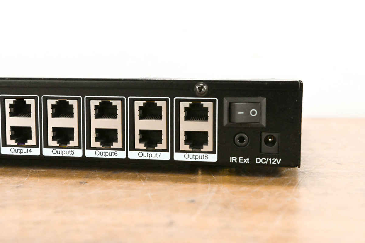 J-Tech Digital 8x8 HDMI to CAT5e/6 Matrix Switch w/ 8x Receivers NO PSU