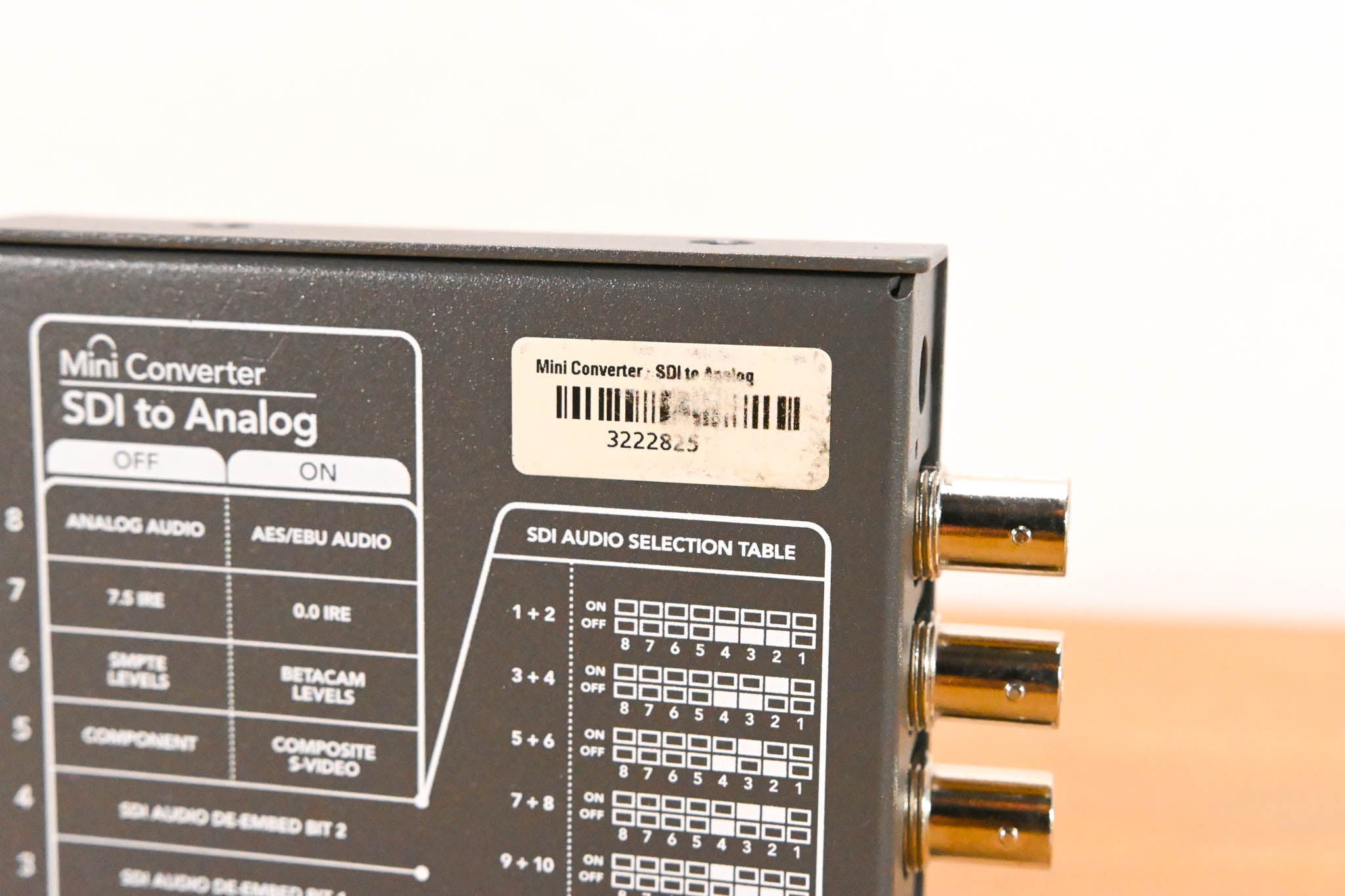 Blackmagic Design Mini Converter SDI to Analog (NO POWER SUPPLY)