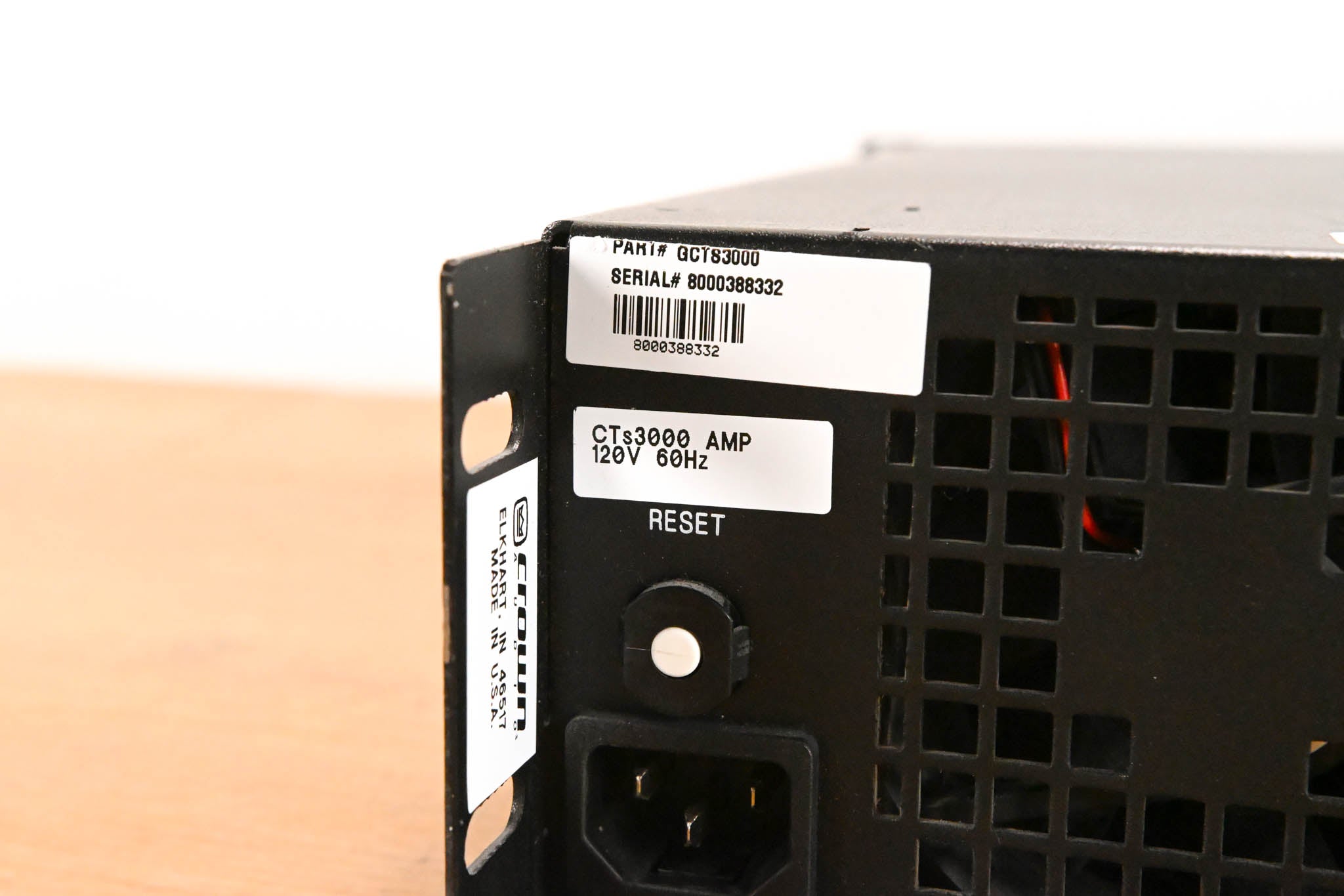 Crown CTs 3000 Two-Channel 1500W Power Amplifier