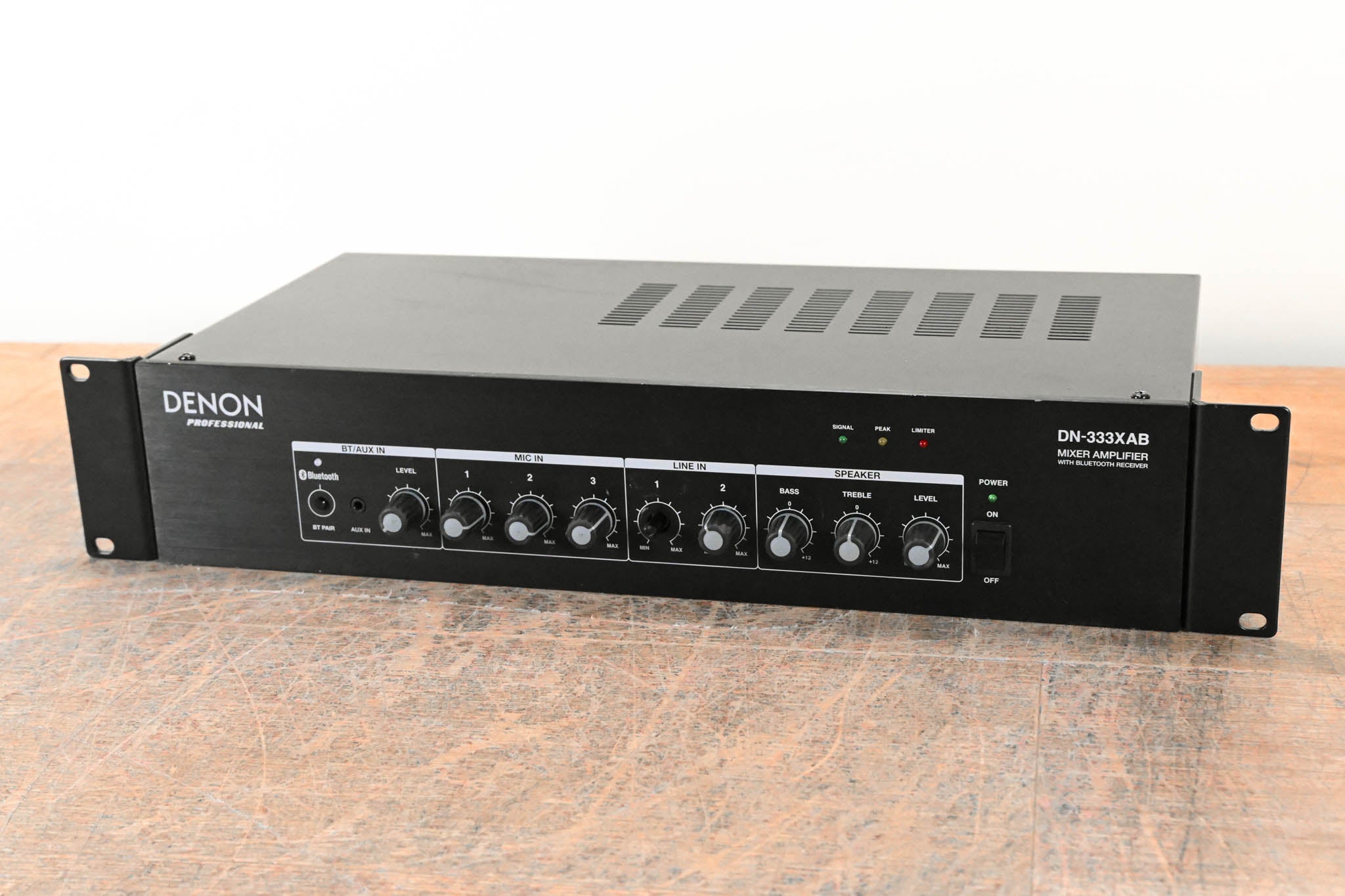 Denon DN-333XAB 6-Channel Line Mixer Amplifier with Bluetooth