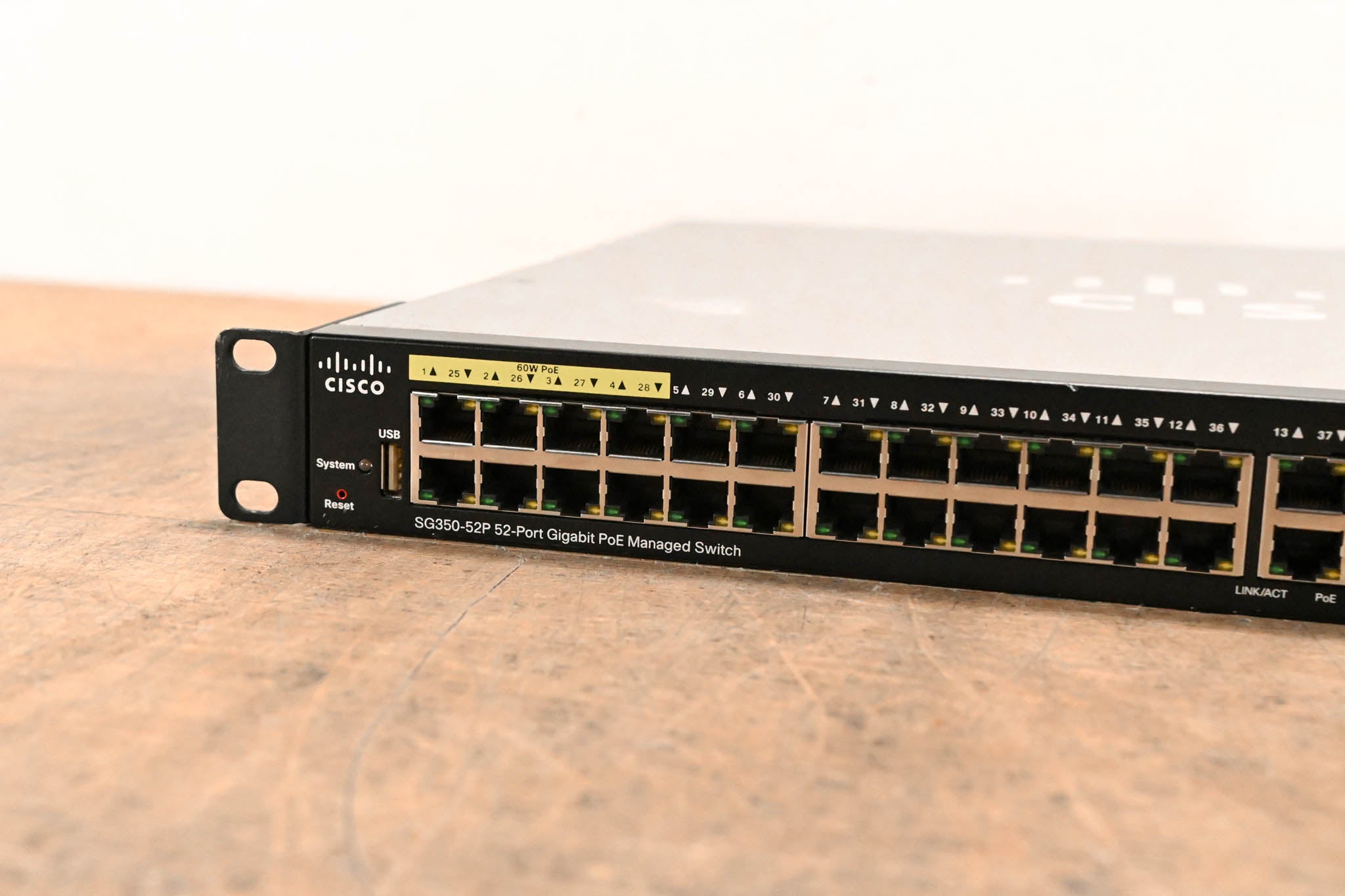 Cisco SG350-52P 52-Port Gigabit PoE Managed Switch