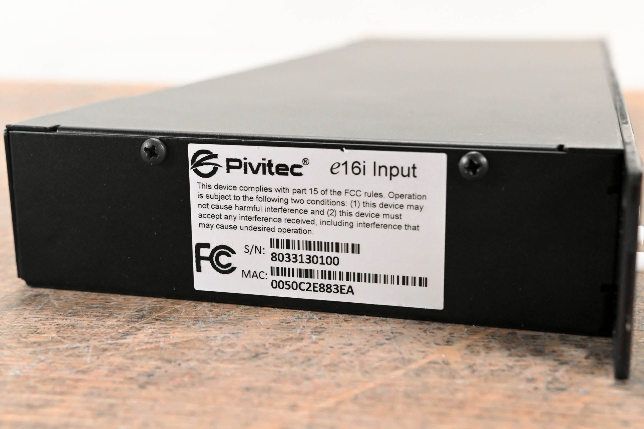 Pivitec e16i Input Module (NO POWER SUPPLY)