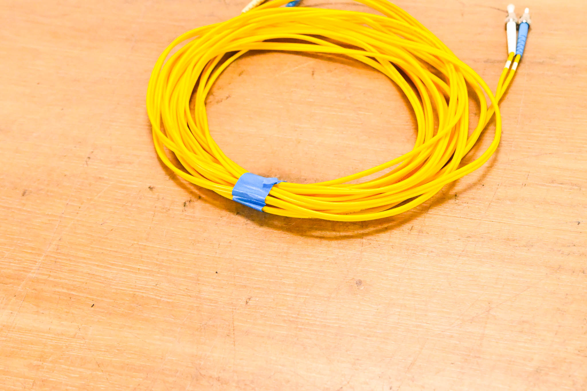 Corning SMF-28 Ultra ST-ST Duplex Single Mode Fiber Cable - 20'