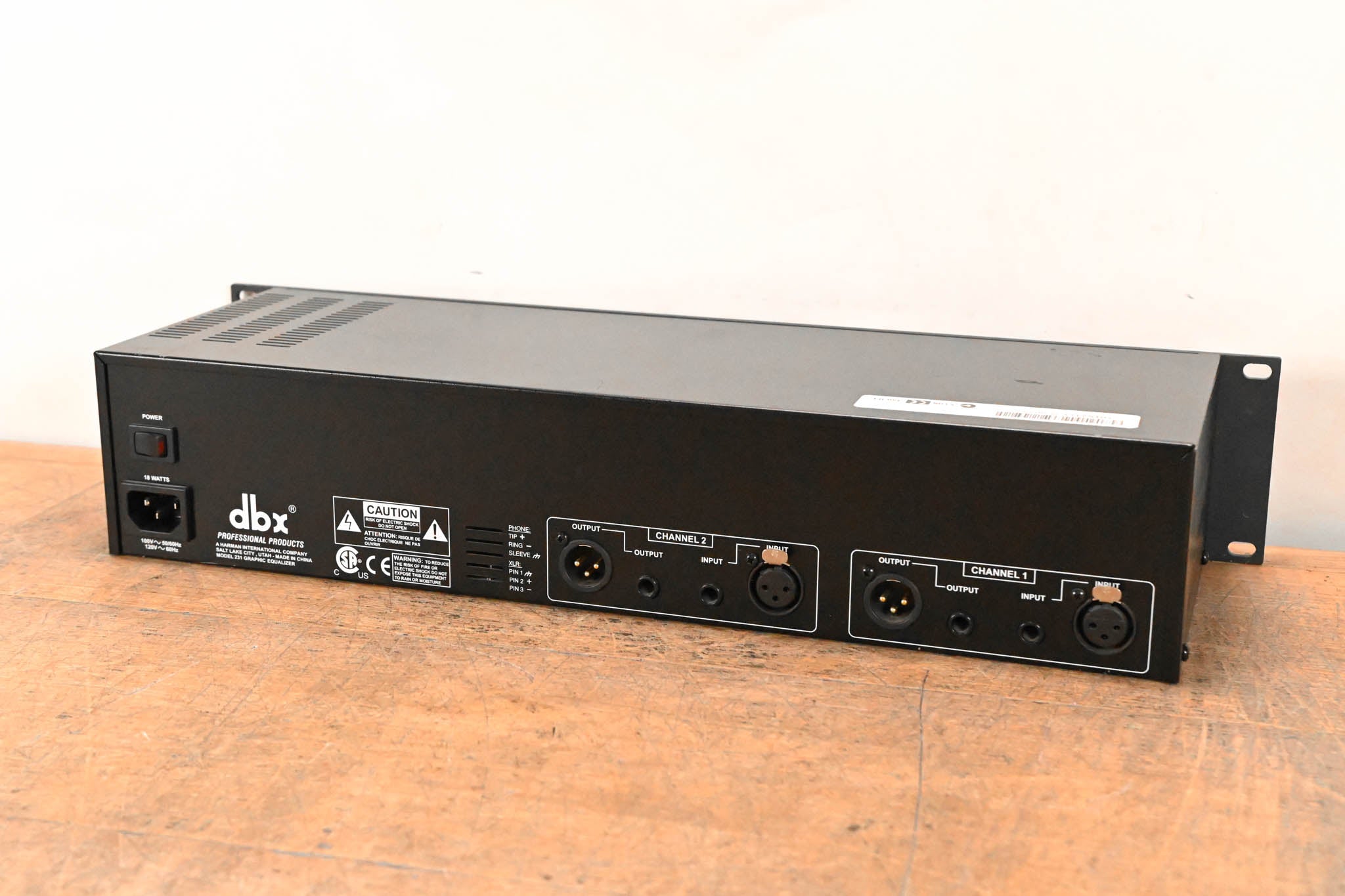 dbx 231 Dual-Channel 31-Band Graphic Equalizer