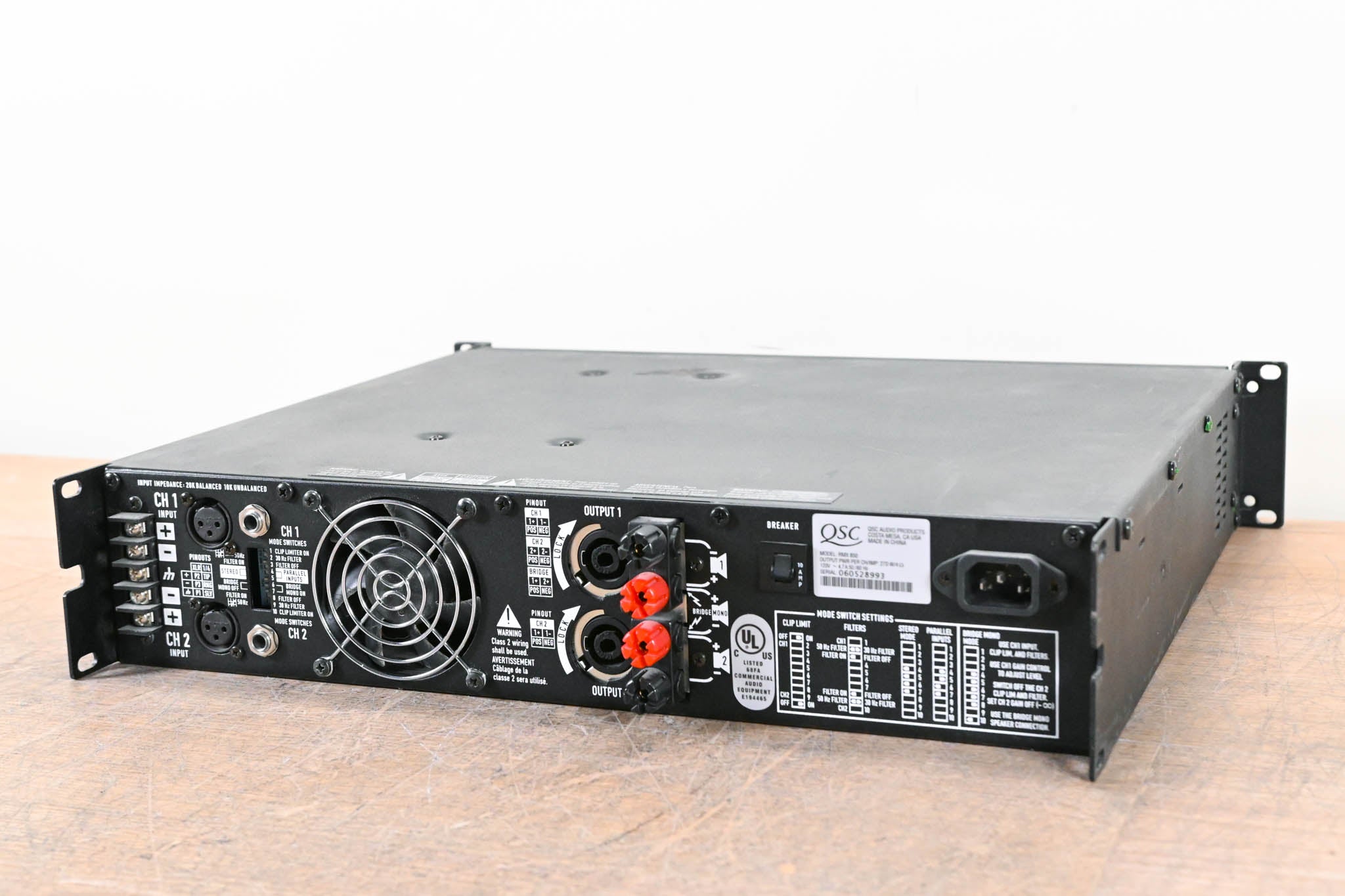 QSC RMX850 2-Channel Power Amplifier