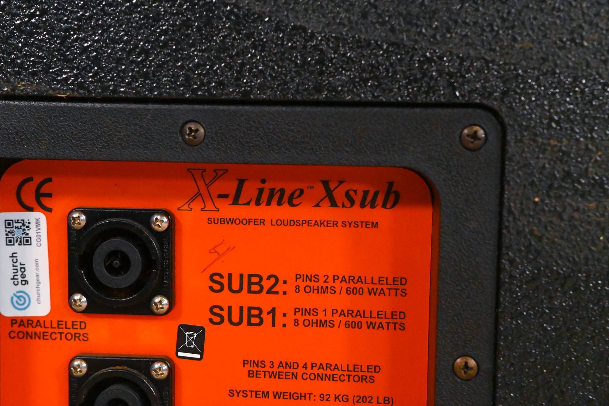 Electro-Voice (EV) Xsub Dual 18" 1200W Subwoofer