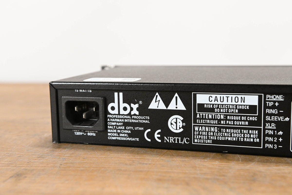 dbx 266XL 2-Channel Compressor/Gate