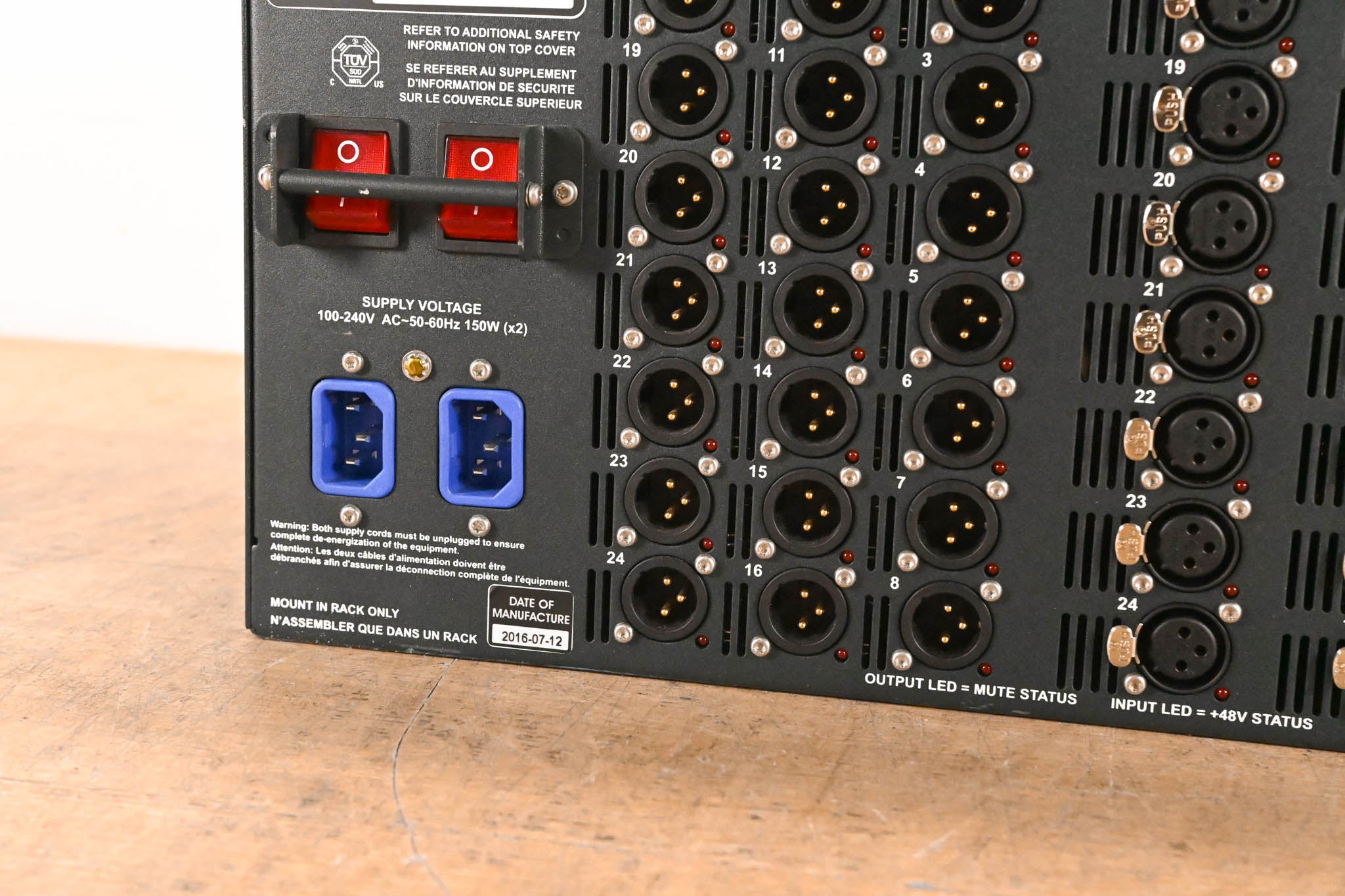 Midas DL231 24x24 Active Microphone Splitter