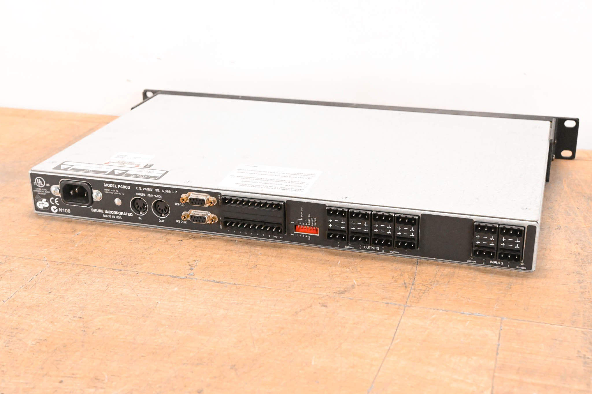 Shure P4800 4x8 Digital Signal Processor