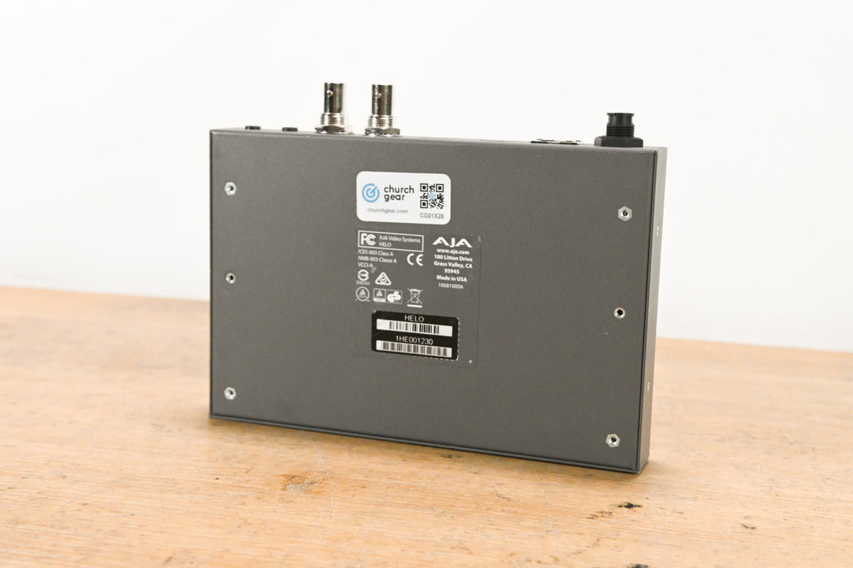 AJA HELO H.264 Streamer and Recorder (NO POWER SUPPLY)