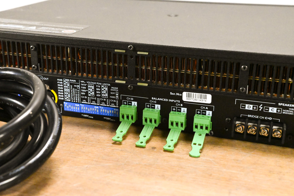 Lab Gruppen C 16:4 1600W Four-Channel Power Amplifier