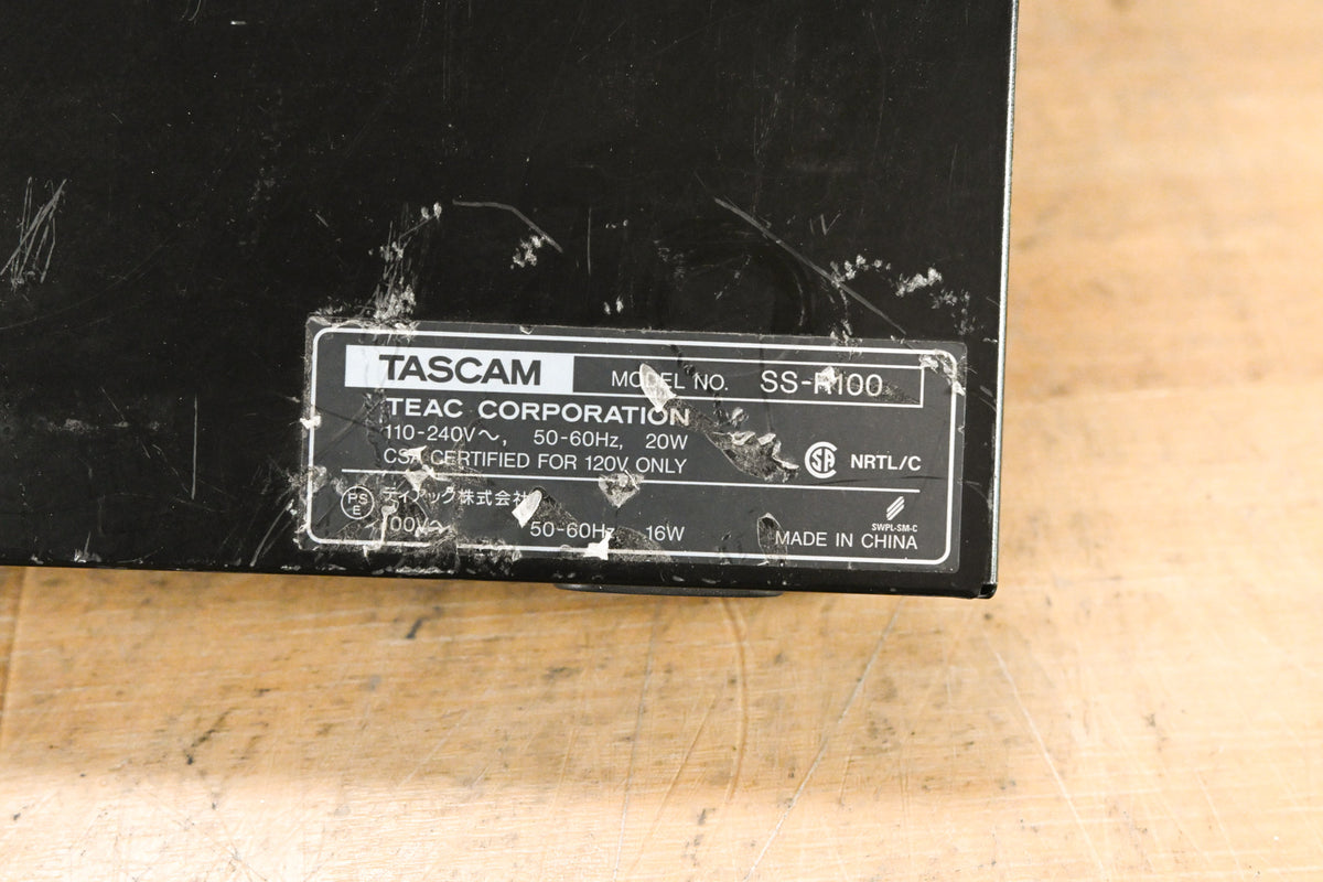 TASCAM SS-R100 Solid State Digital Audio Recorder