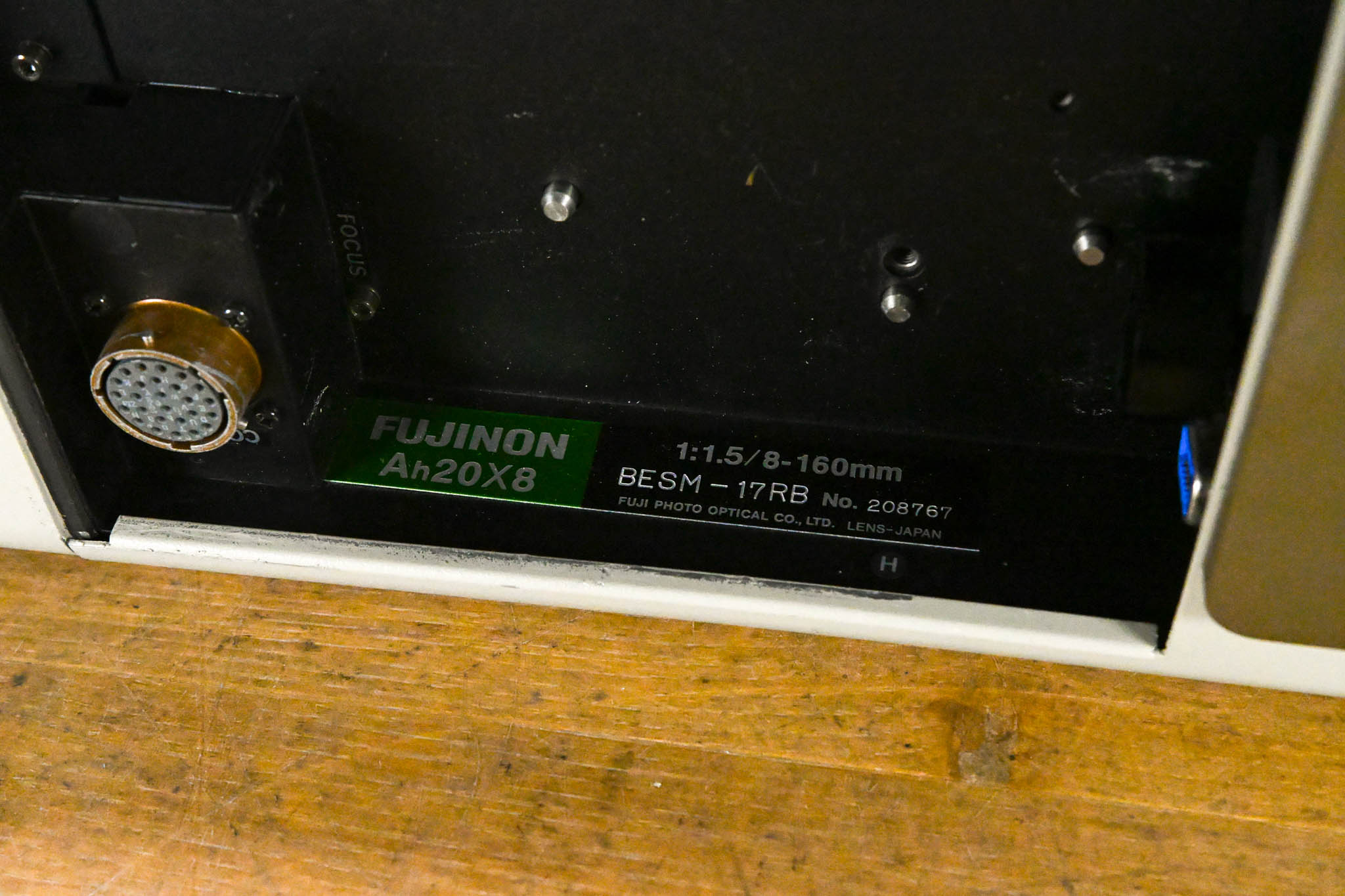 Fujinon Ah20x8 BESM-17RB Broadcast Lens - 1:1.5/8-160mm (NO SERVOS)