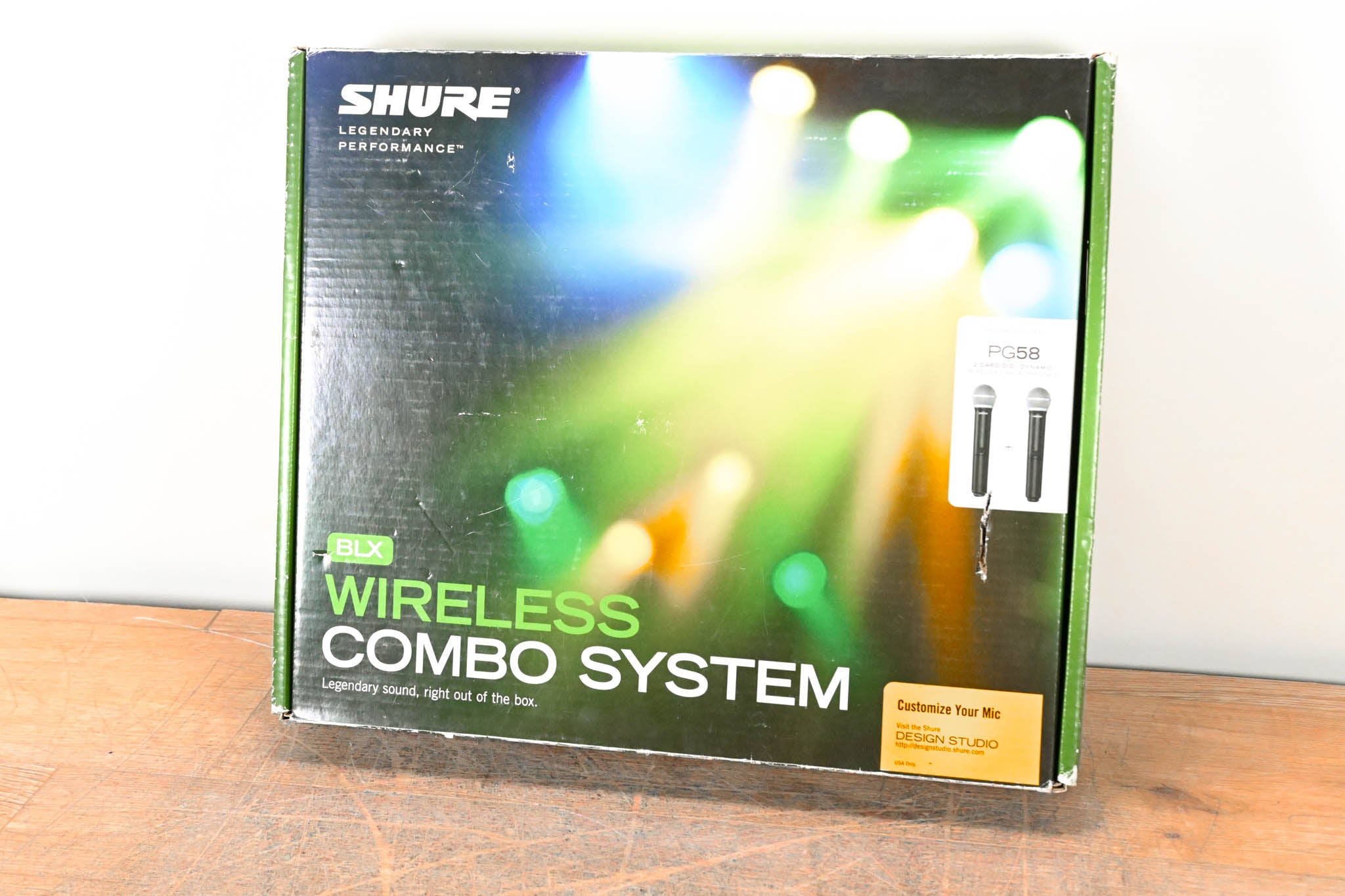 Shure BLX288/PG58 Wireless System with two PG58 Transmitters 614-638 MHz