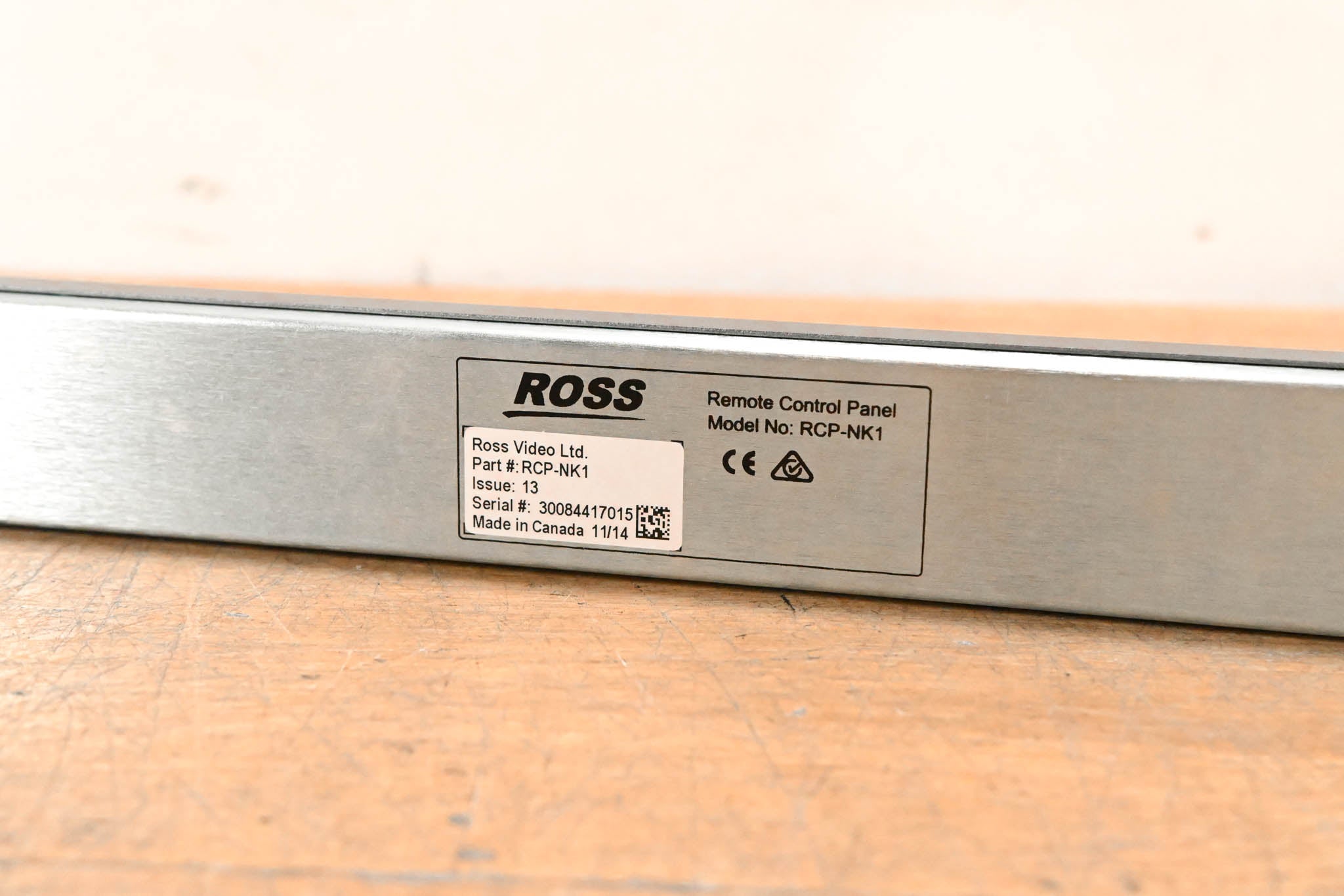 Ross RCP-NK1 Local or Remote Control Panel